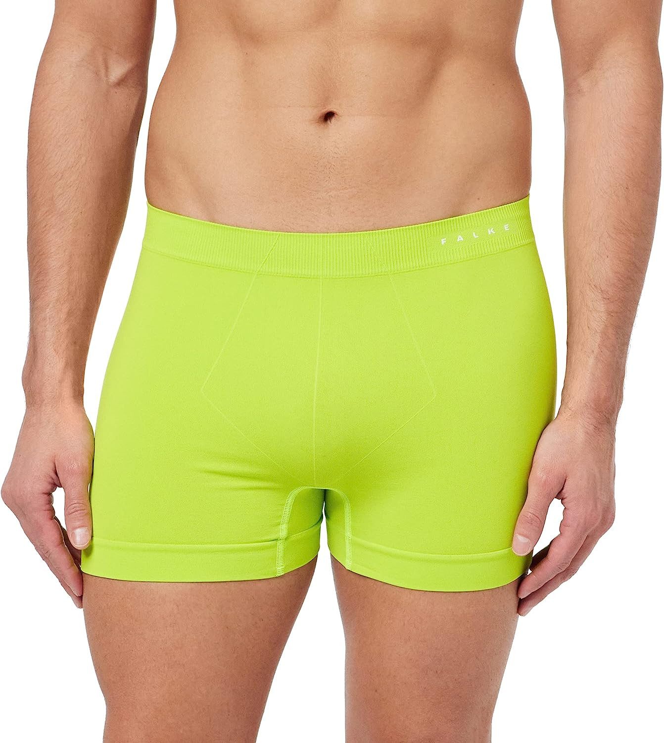 FALKE Boxershorts Cool (atmungsaktiv, kühlend) Unterwäsche limegrün Herren