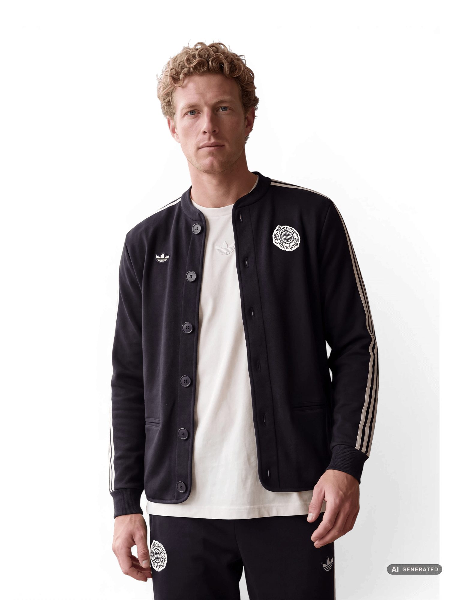 adidas Performance Windbreaker FC Bayern München, Janker Wiesn 2026, Herren, Schwarz