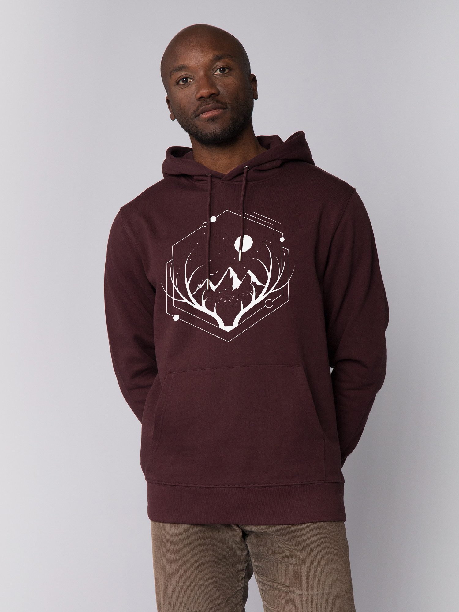 wat? Apparel Hoodie Wanderlust at night