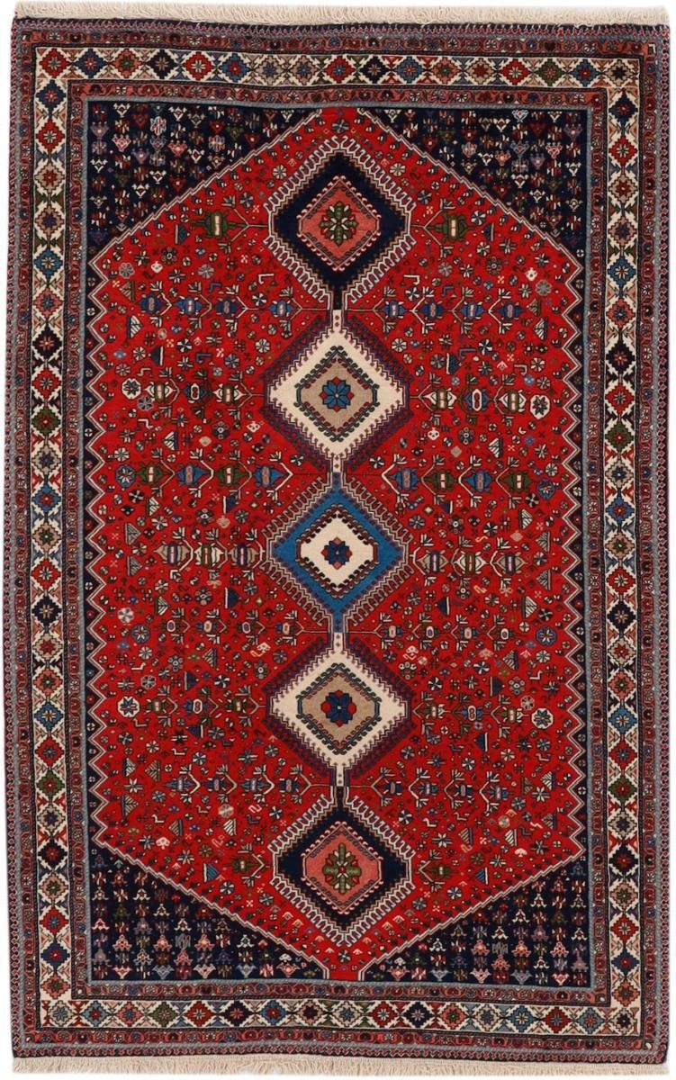 Orientteppich Yalameh 149x236 Handgeknüpfter Orientteppich / Perserteppich, Nain Trading, rechteckig, Höhe: 12 mm