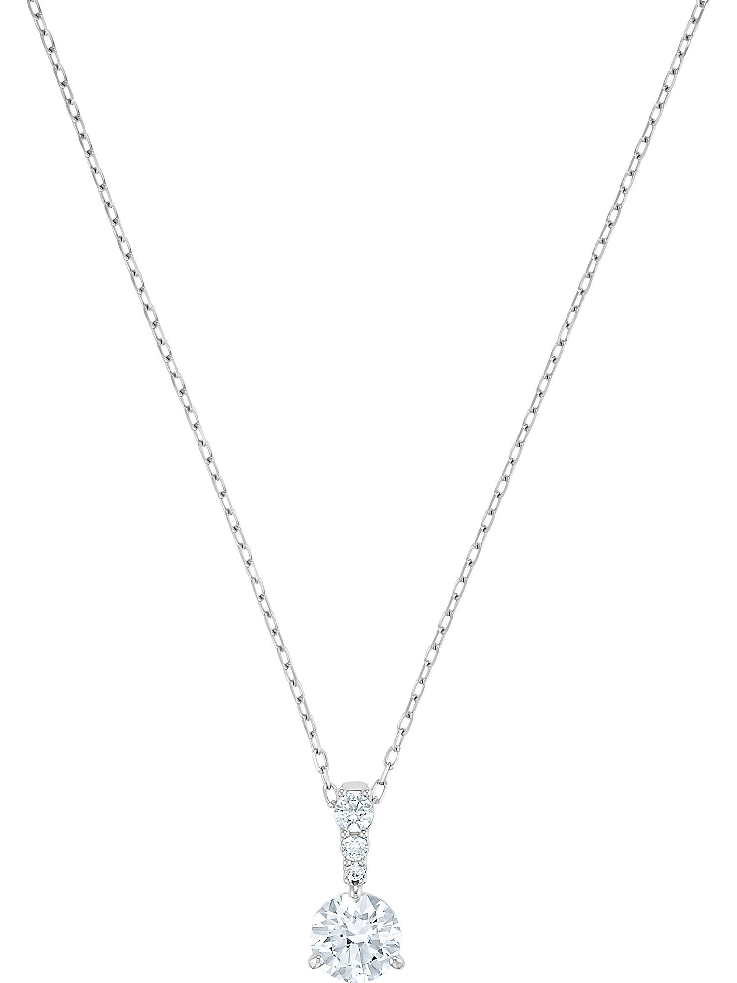 Swarovski Collier Swarovski Damen-Kette Metall Swarovski-Kristall günstig online kaufen