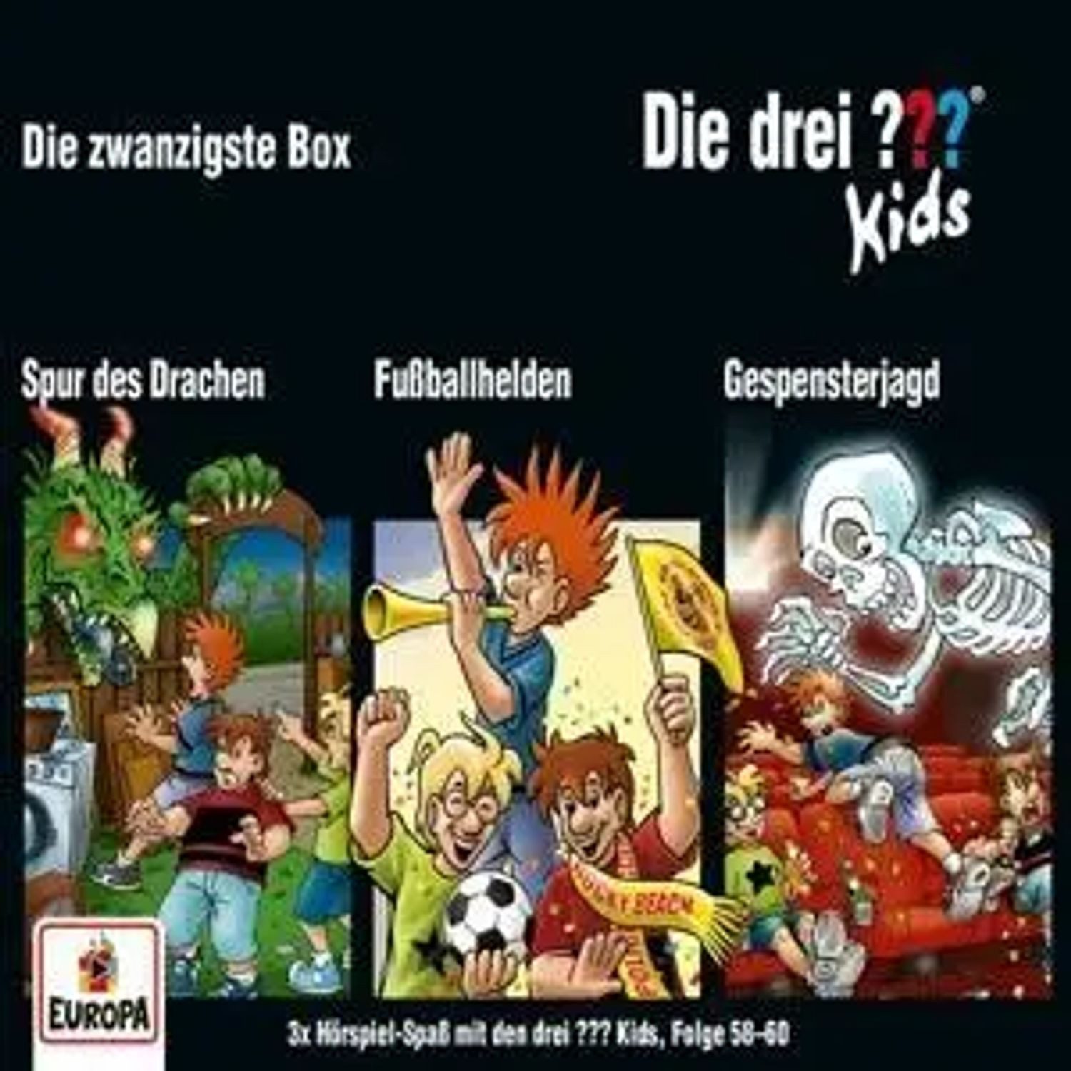United Soft Media Hörspiel Die drei ??? Kids 20. 3er Box (Folgen 58, 59, 60)