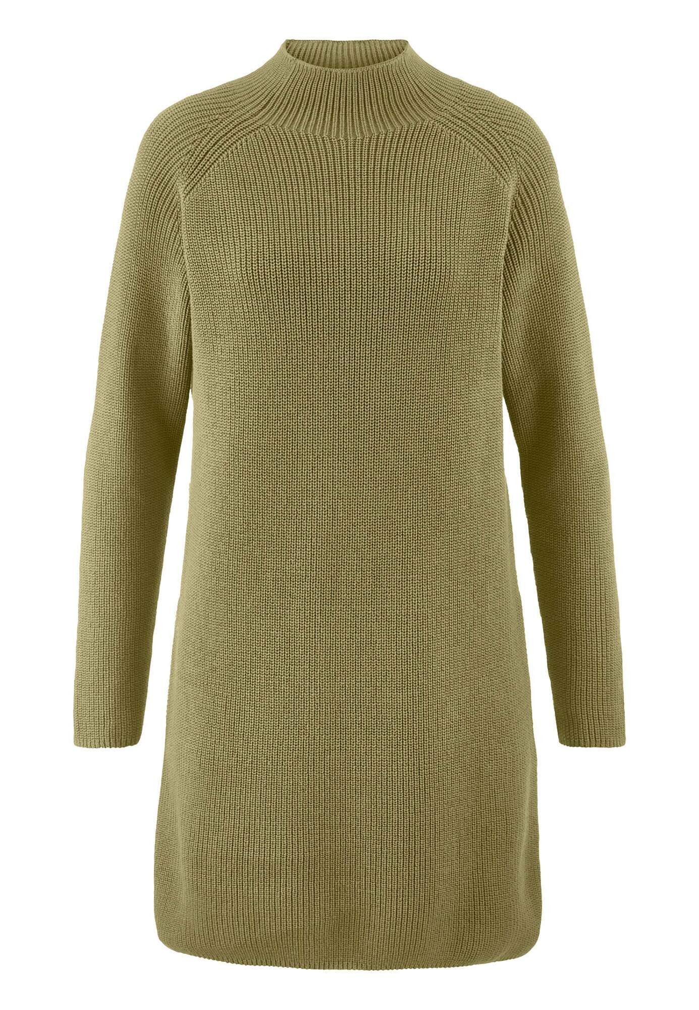 Hessnatur Strickkleid Regular aus reiner Bio-Baumwolle (1-tlg)