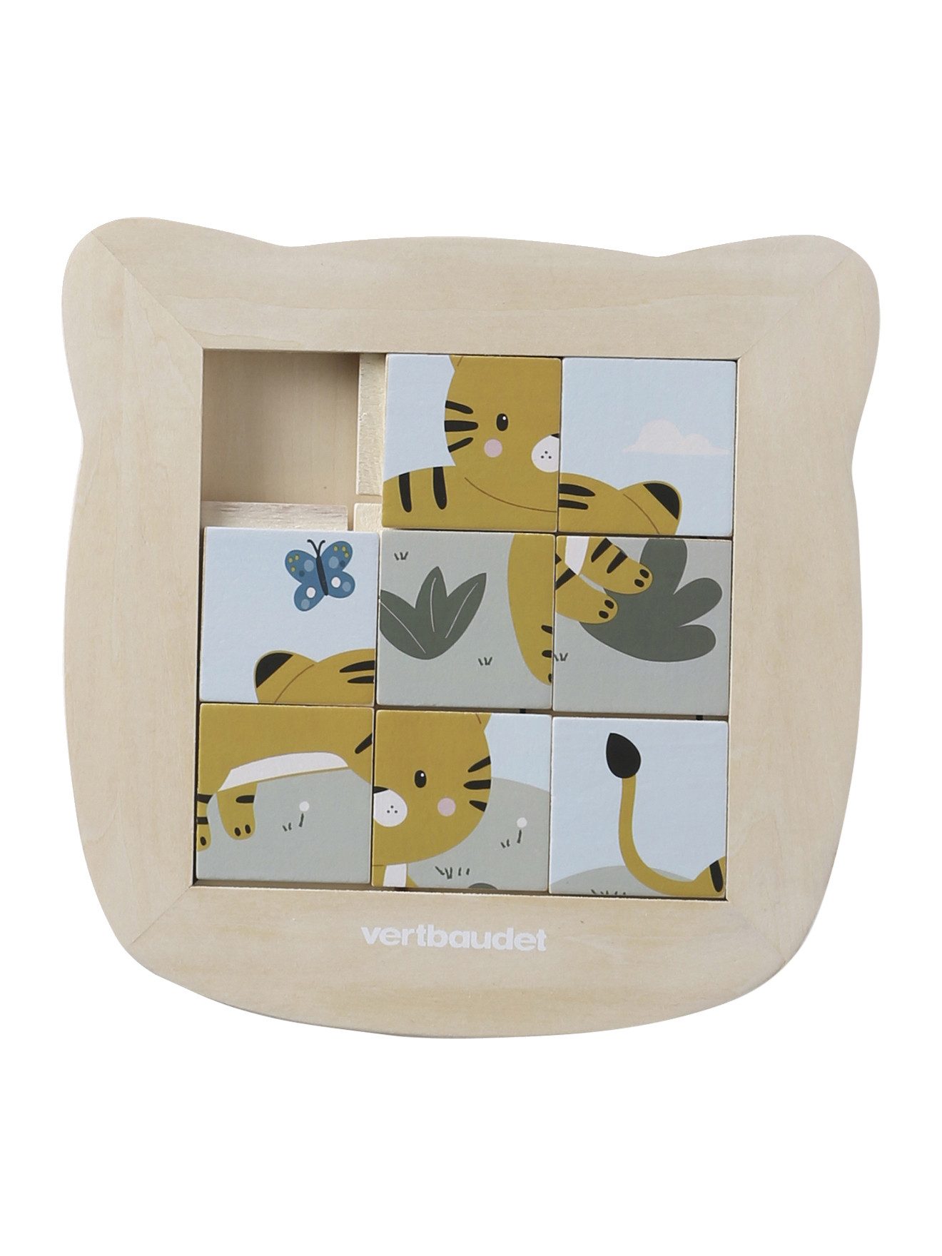 vertbaudet Puzzle Kinder Puzzle TANSANIA aus Holz FSC®, Puzzleteile