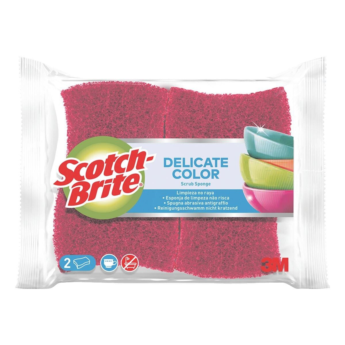 SCOTCHBRITE Reinigungsschwamm Universal Color