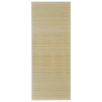 Teppich Rechteckig Naturfarbener Bambusteppich 150 x 200 cm Teppich, vidaXL, Höhe: 200 mm