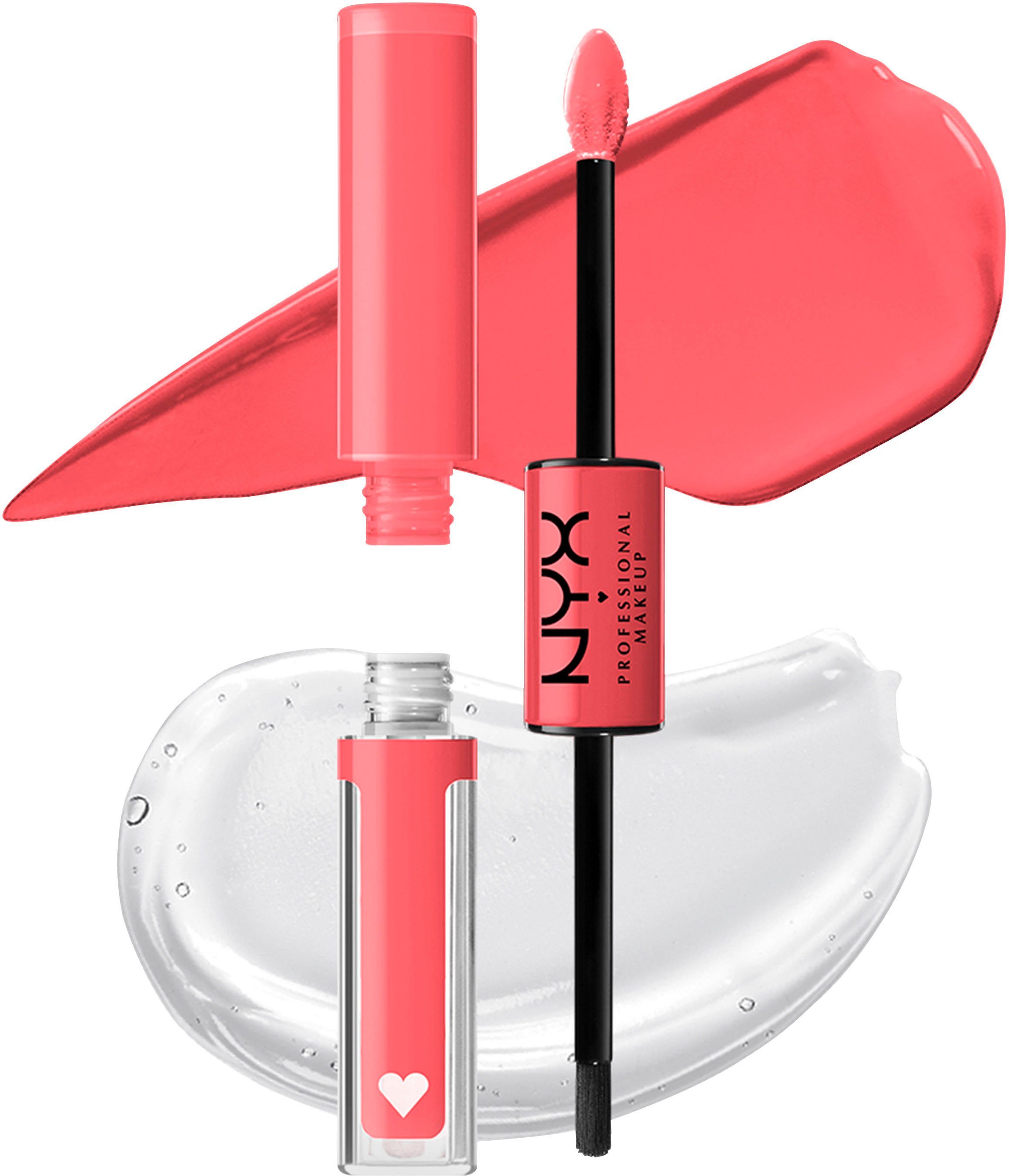 NYX Lippenstift Professional Makeup mit Pigment präziser Auftrag Loud Shine, geformtem to Hustle High Born Applikator Shine SHLP01 Lip