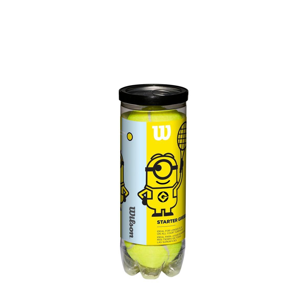 Wilson Tennisball Methodikbälle Stage 1 Minions Green Dose 3er