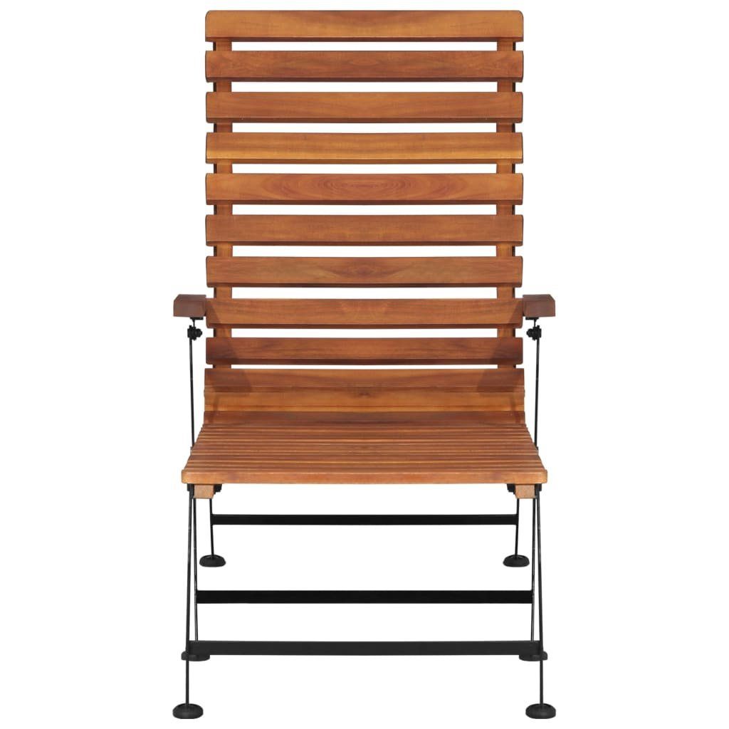 furnicato Gartenliege Outdoor Liegestuhl Akazienholz Massiv, günstig online kaufen