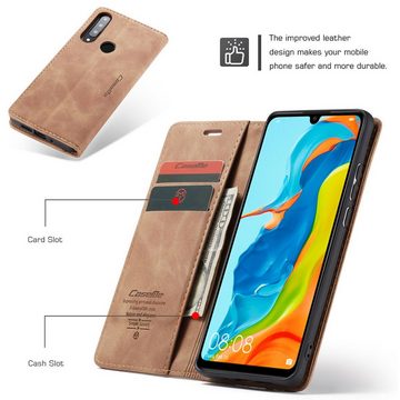 König Design Handyhülle Huawei P30 Lite, Schutzhülle Schutztasche Case Cover Etuis Wallet Klapptasche Bookstyle