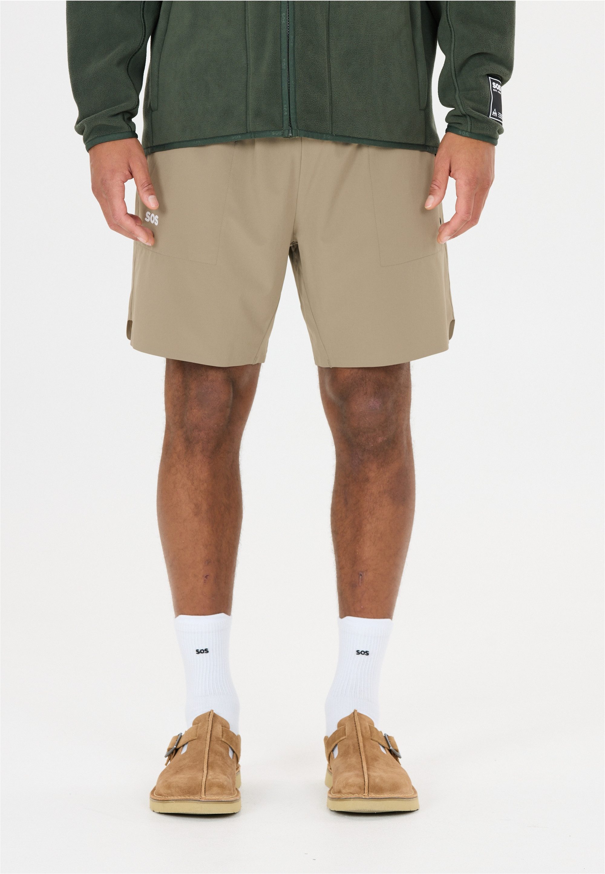SOS Shorts Niseko aus hochwertigem Stretch-Material