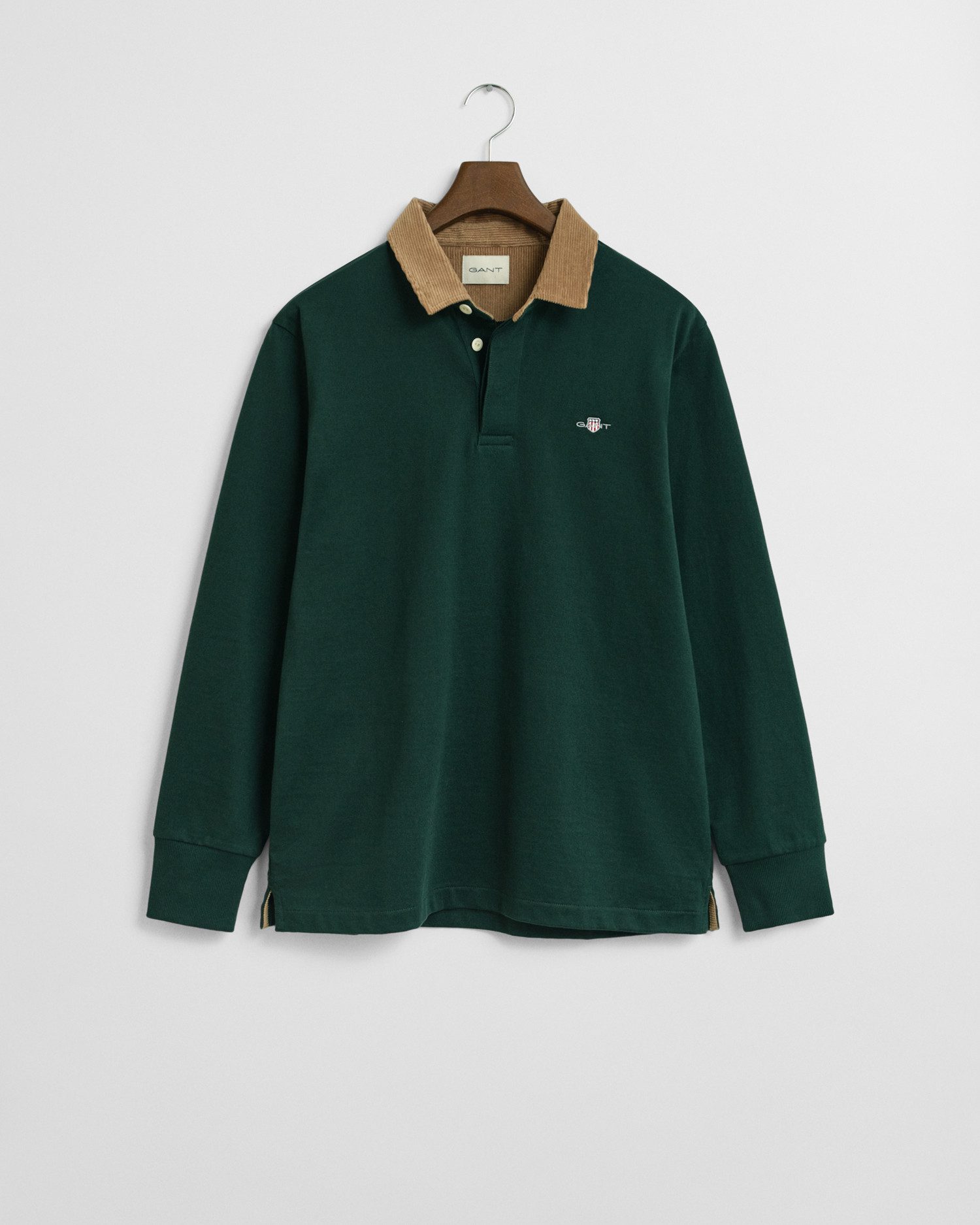 Langarm-Poloshirt CORD COLLAR HEAVY RUGGER