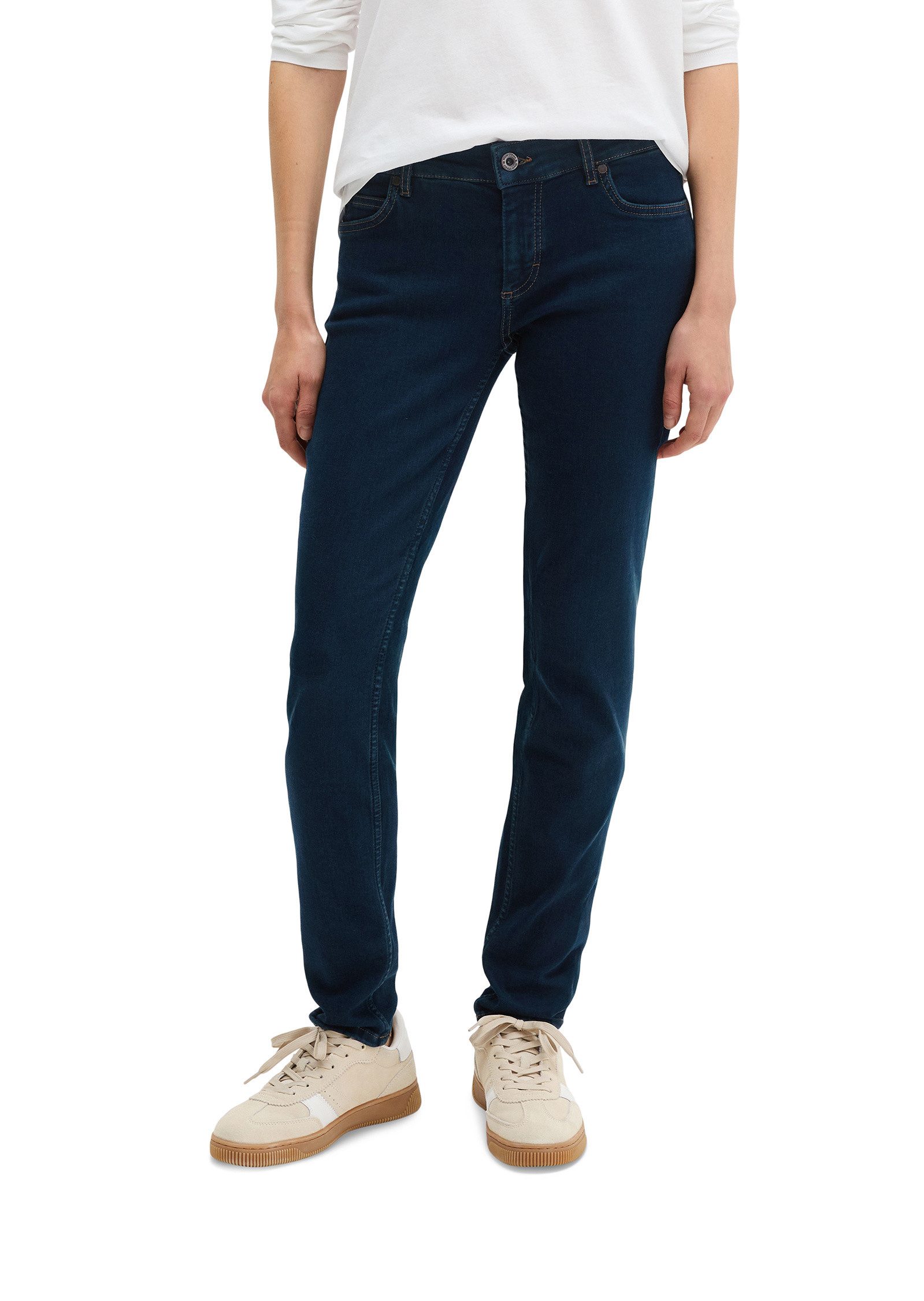 Slim-fit-Jeans aus stretchigem Bio-Baumwolle-Mix