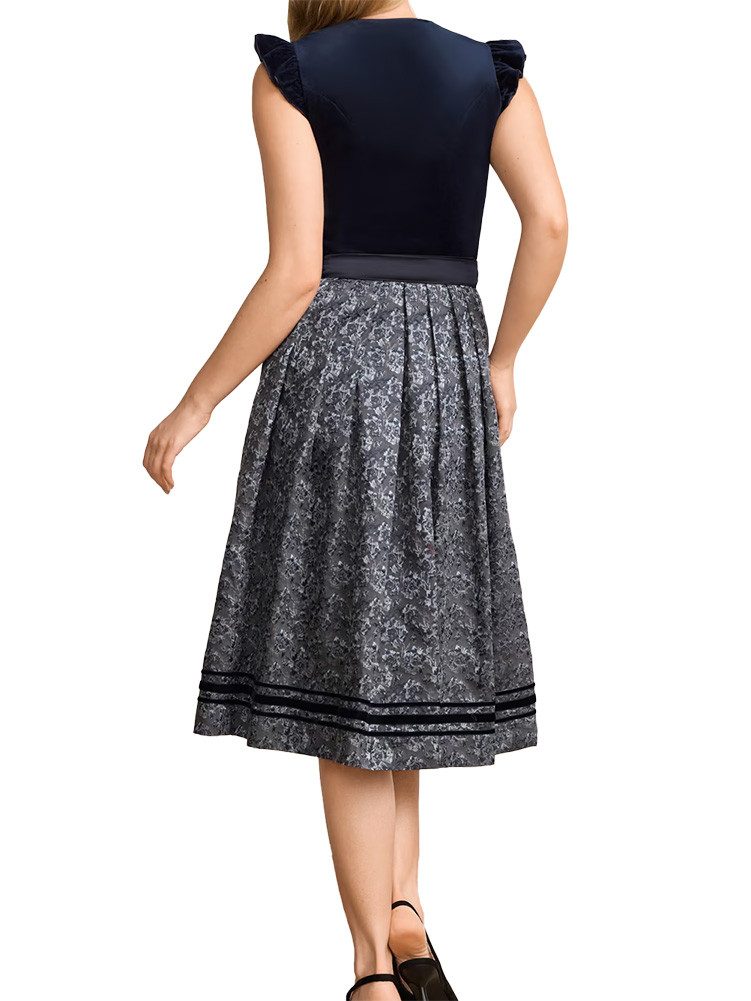 Krüger Madl Dirndl Dirndl Melora 70cm Länge marine