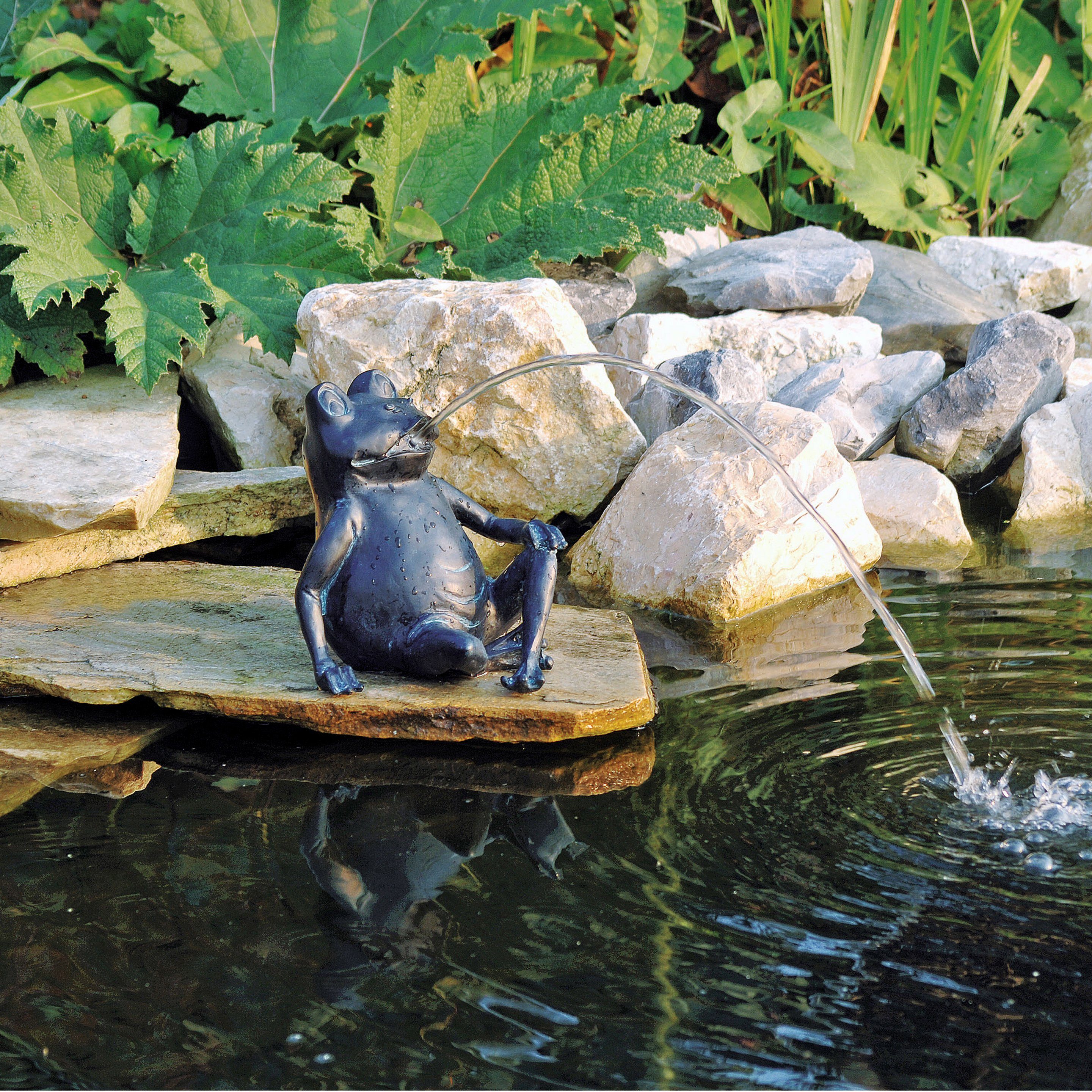 Ubbink Wasserspeier Frosch, 20,5 cm Höhe günstig online kaufen