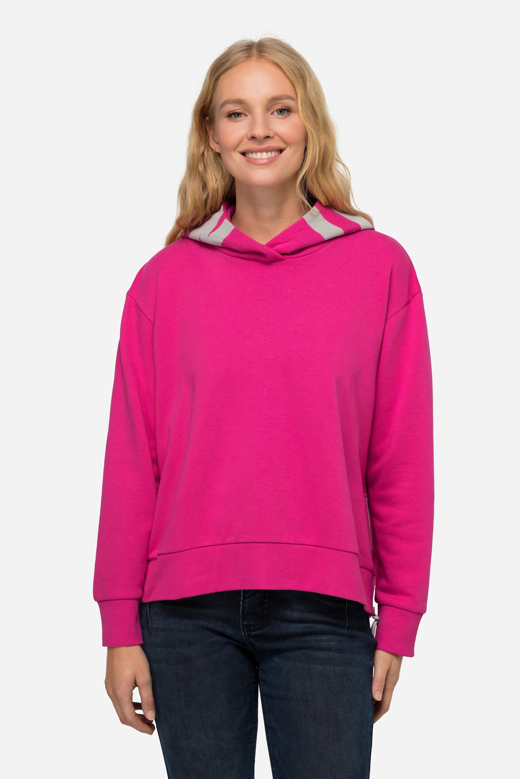 premium Laurasøn Sweatshirt Hoodie Kapuze mit pink Langarm kräftiges Laurasøn-Schriftzug