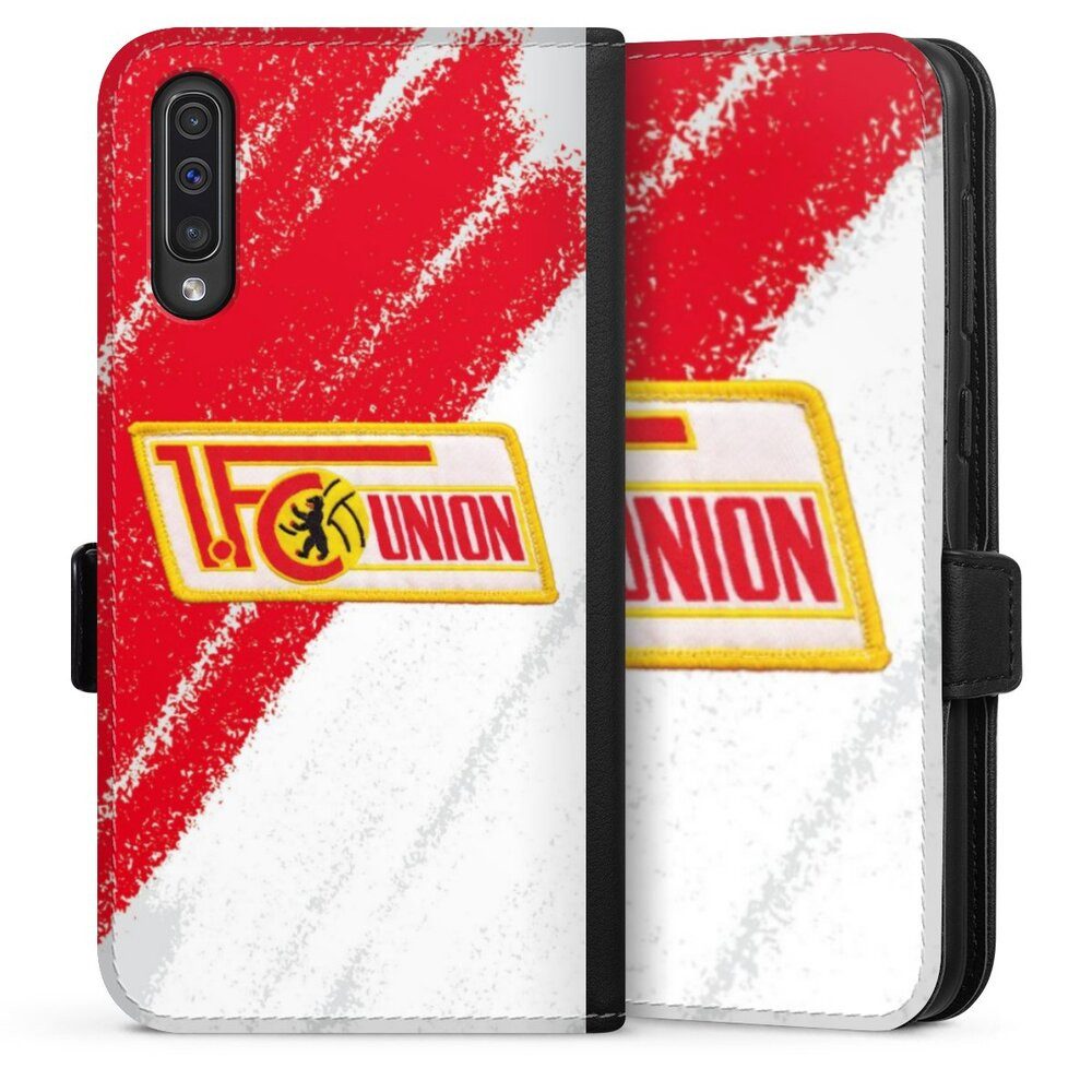 DeinDesign Handyhülle Offizielles Lizenzprodukt 1. FC Union Berlin Logo, Samsung Galaxy A30s Hülle Handy Flip Case Wallet Cover