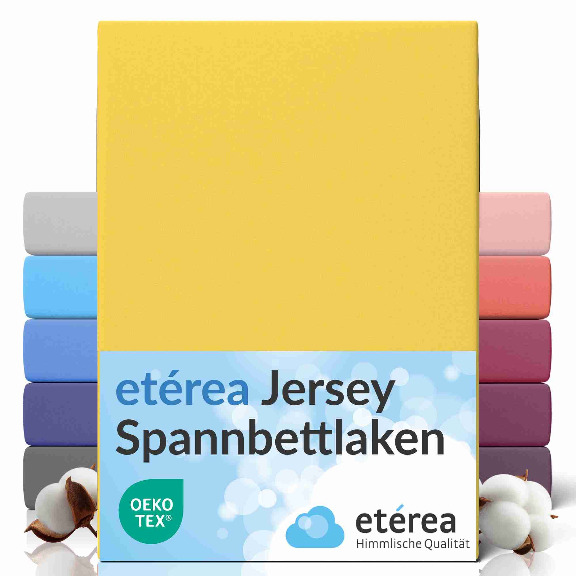 etérea Himmlische Qualität Spannbettlaken etérea Comfort Jersey Spannbettla günstig online kaufen