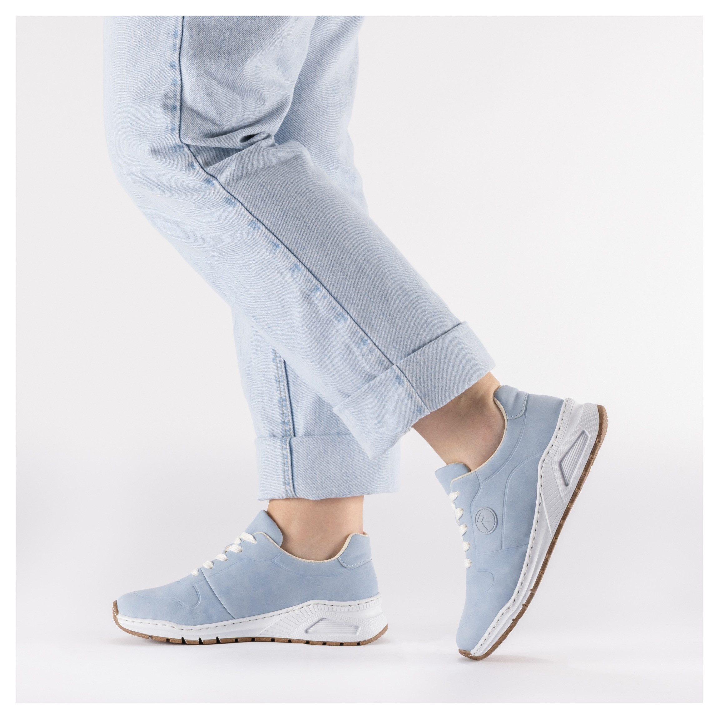 Rieker Sneaker mit MemoSoft-Innensohle, Freizeitschuh, Halbschuh, Schnürschuh