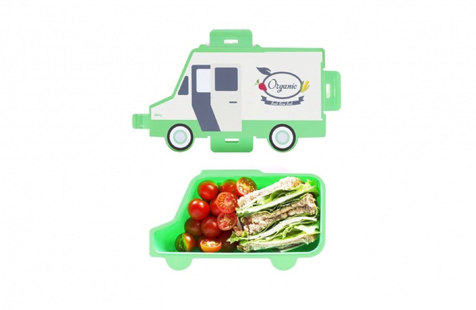 Truck DOIY DYFOODTOR, Lunchbox, Lunchbox Kunststoff Grün, Organic