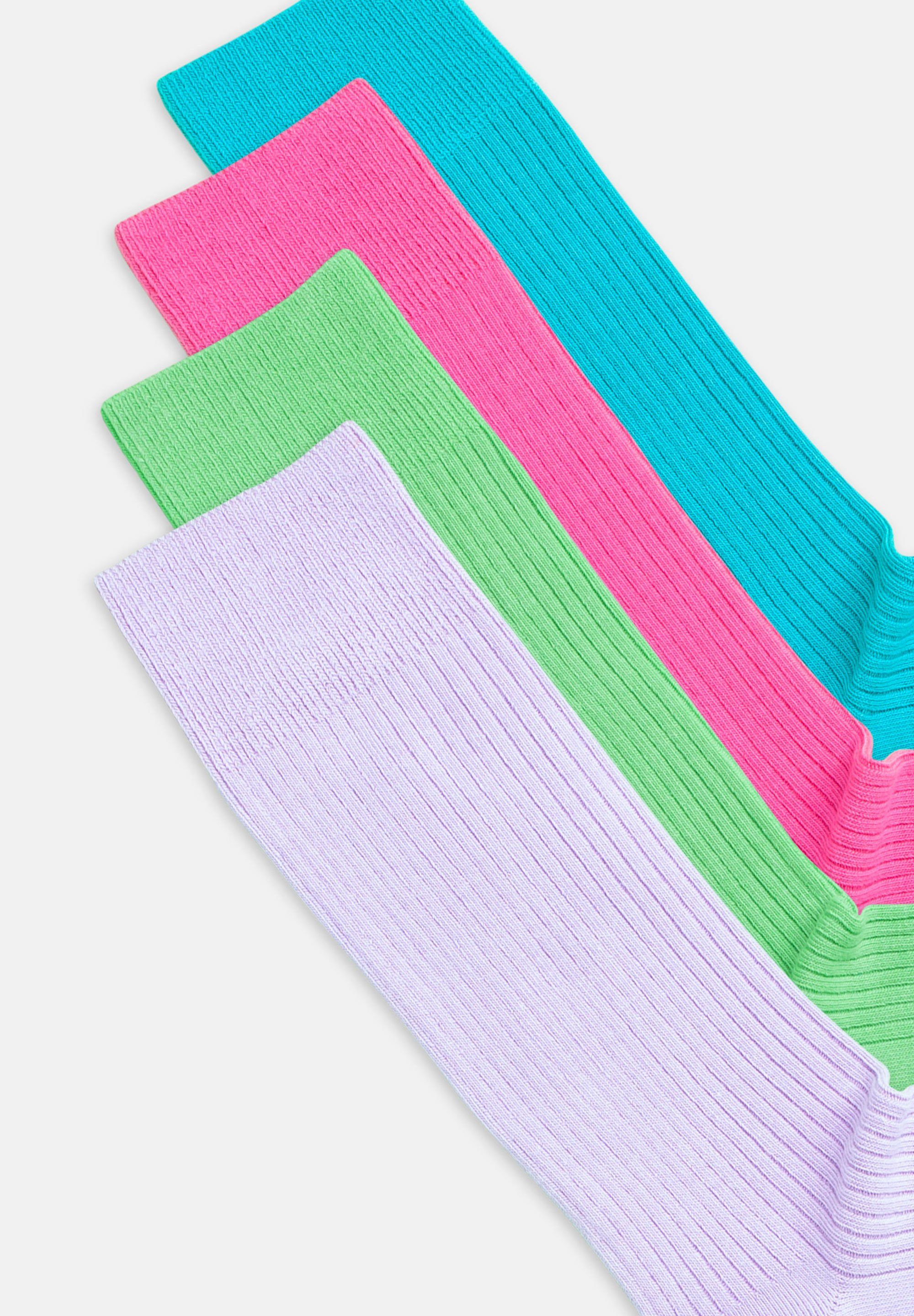DillySocks Basicsocken Premium Ribbed Collection aus nachhaltiger Baumwolle, recyceltes Polyamid