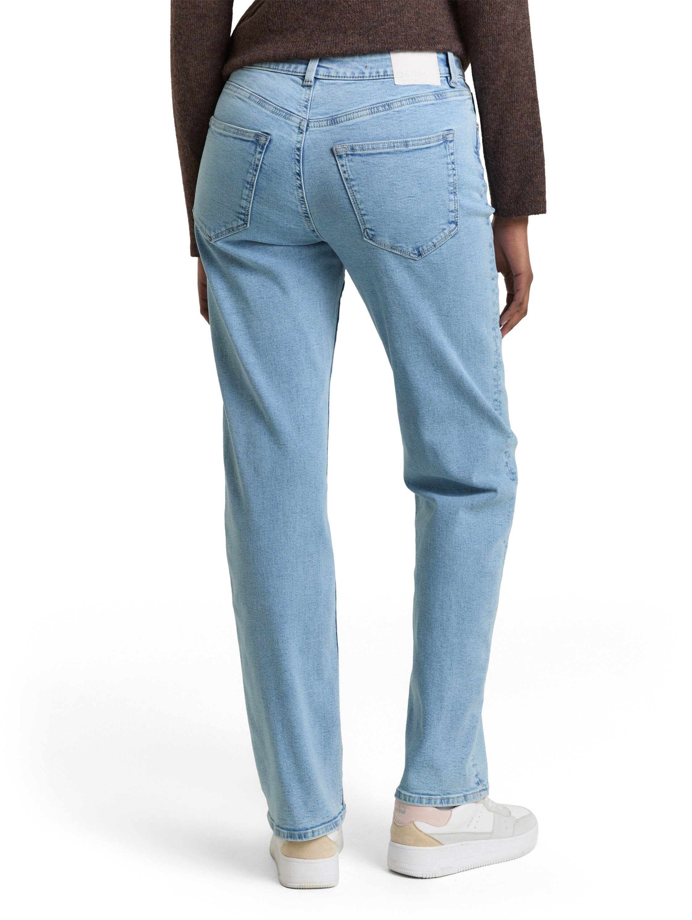 TOM TAILOR Denim Straight-Jeans ELLA im Five-Pocket Style