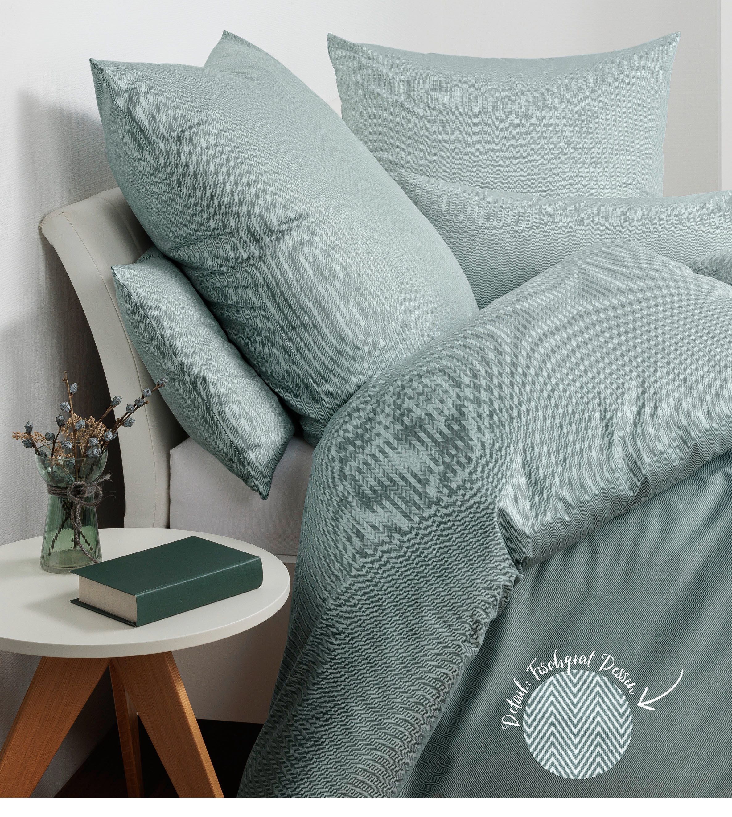 Janine Bettwäsche Interlock-Jersey59000 3, Interlock-Jersey, mit Reissverschluss