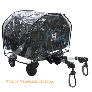 Eichhorn Kinderwagen Tiertransporttasche Close2Me PetRider mit Fahrgestell zur Befestigung am Kinderwagen bis 10,00 kg, in Basic- oder Comfort-Variante inklusive Lastenbox (bis 25 kg)