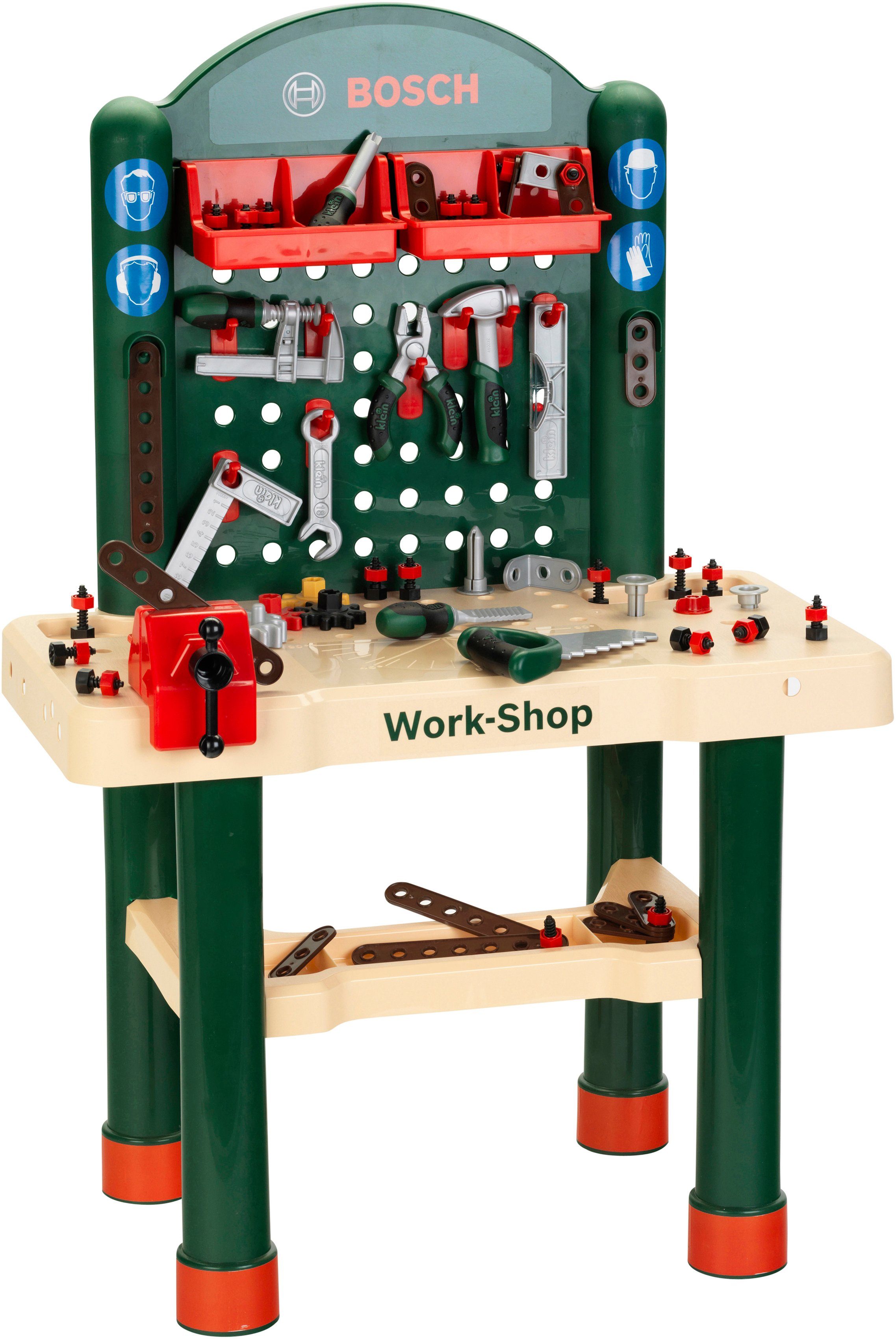 Klein Spielwerkbank Bosch, Work-Shop, (Set), Made in Germany günstig online kaufen