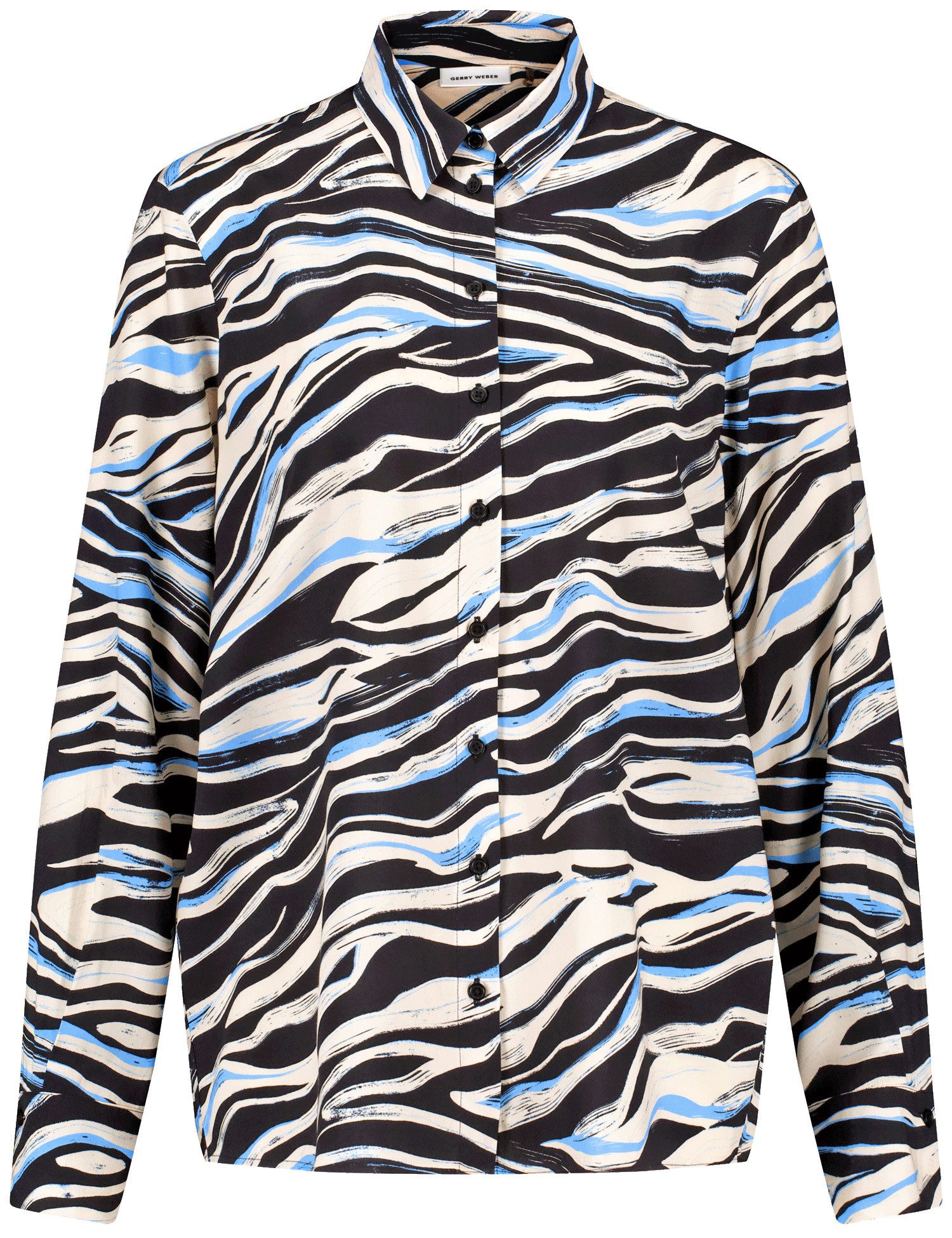 Klassische Bluse Fließende Hemdbluse