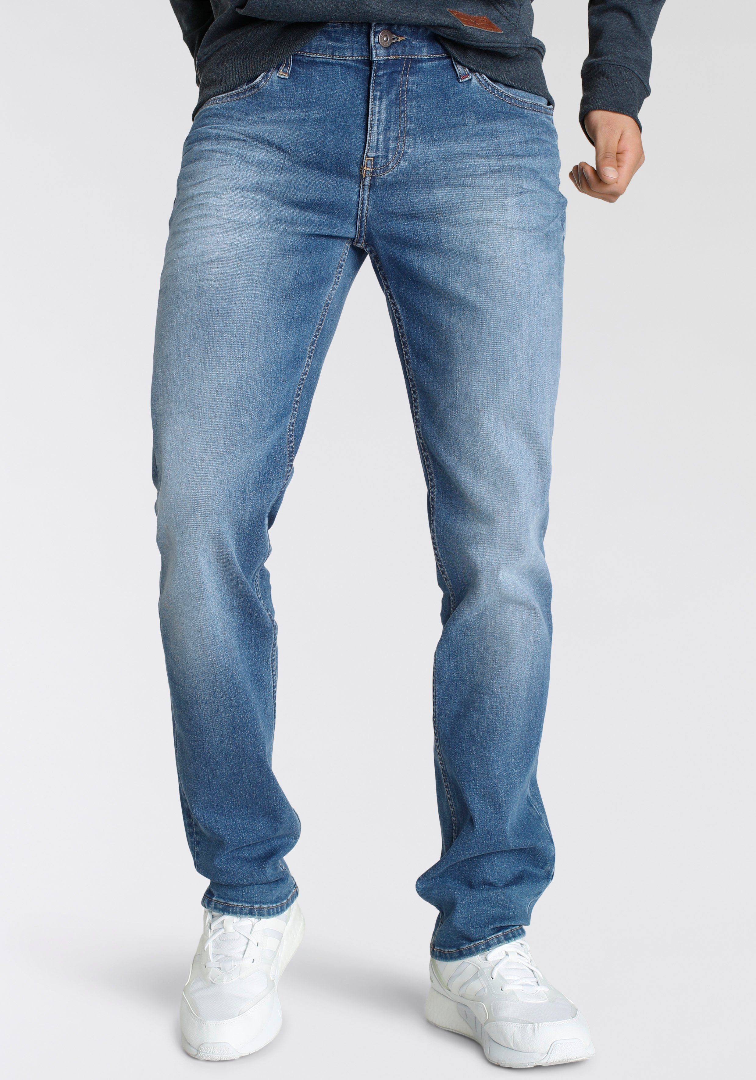 Alife & Kickin Straight-Jeans AlanAK Ökologische, wassersparende Produktion durch Ozon Wash light blue