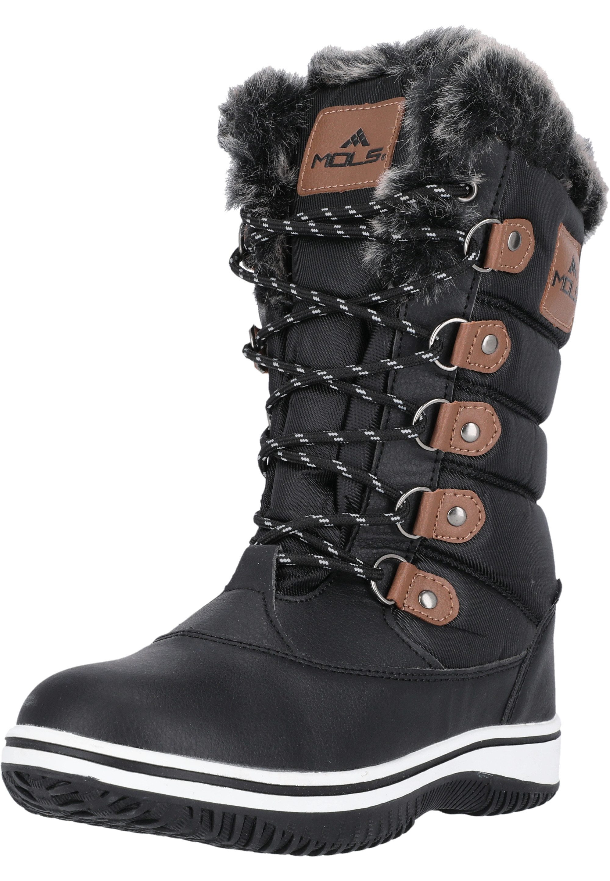 MOLS Enfield Stiefel mit modischem Kunstfell-Besatz günstig online kaufen