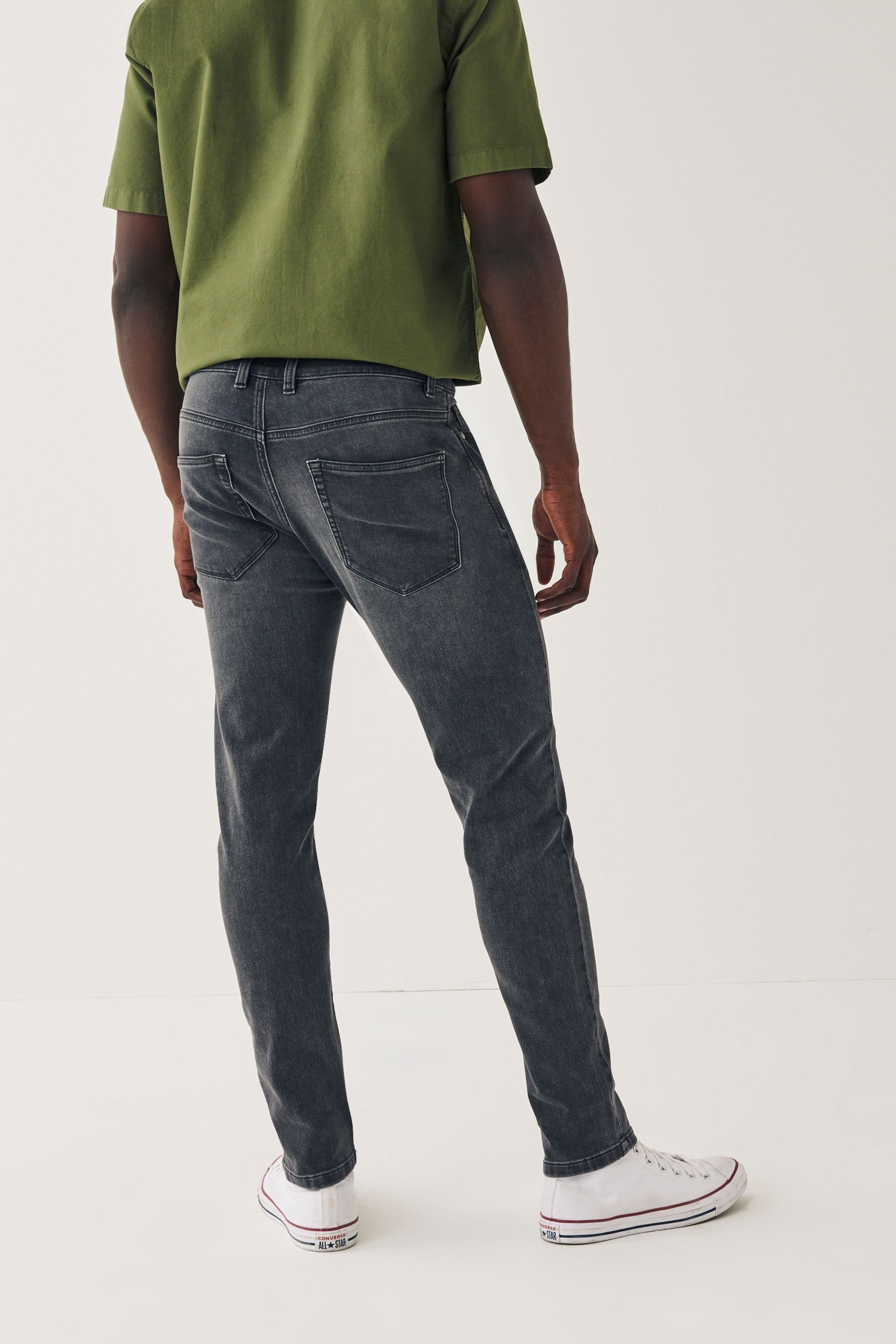 Grey (1-tlg) Skinny-fit-Jeans Next