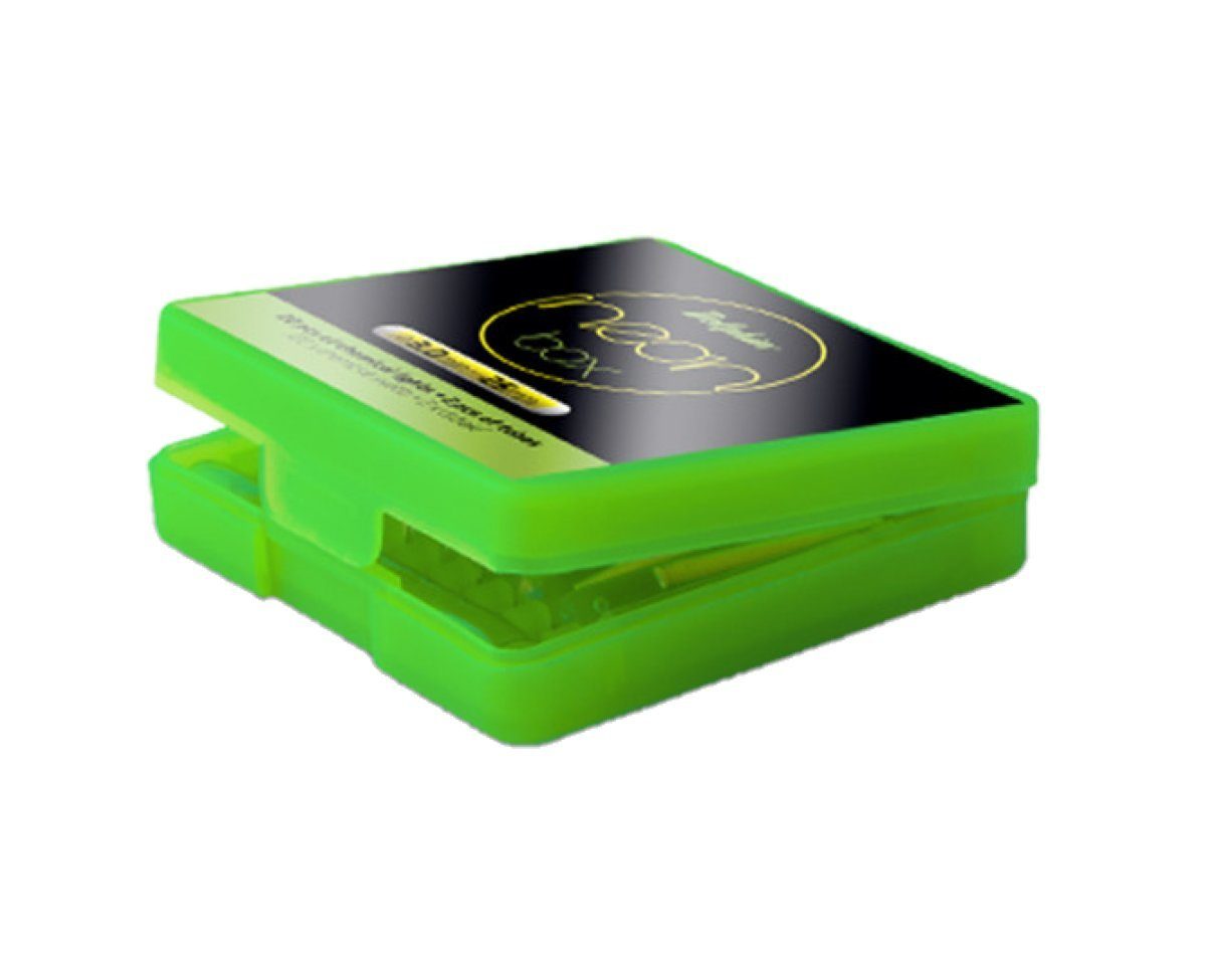 Delphin.sk Bissanzeiger Knicklicht Knicklichter Neon Box 20 Stück 3x25mm 4,5x39mm Angelpose Rute, (Spar-Set), In einer wieder verwendbarer Box