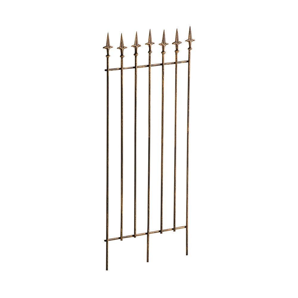 CLP Rankgitter Rankhilfe Kletterhilfe Gartenspalier Spar-Set, 1 St., 100 x 50 cm handgefertigt, Eisen handgefertigt, Jugendstil, werkzeuglos einsteckbar