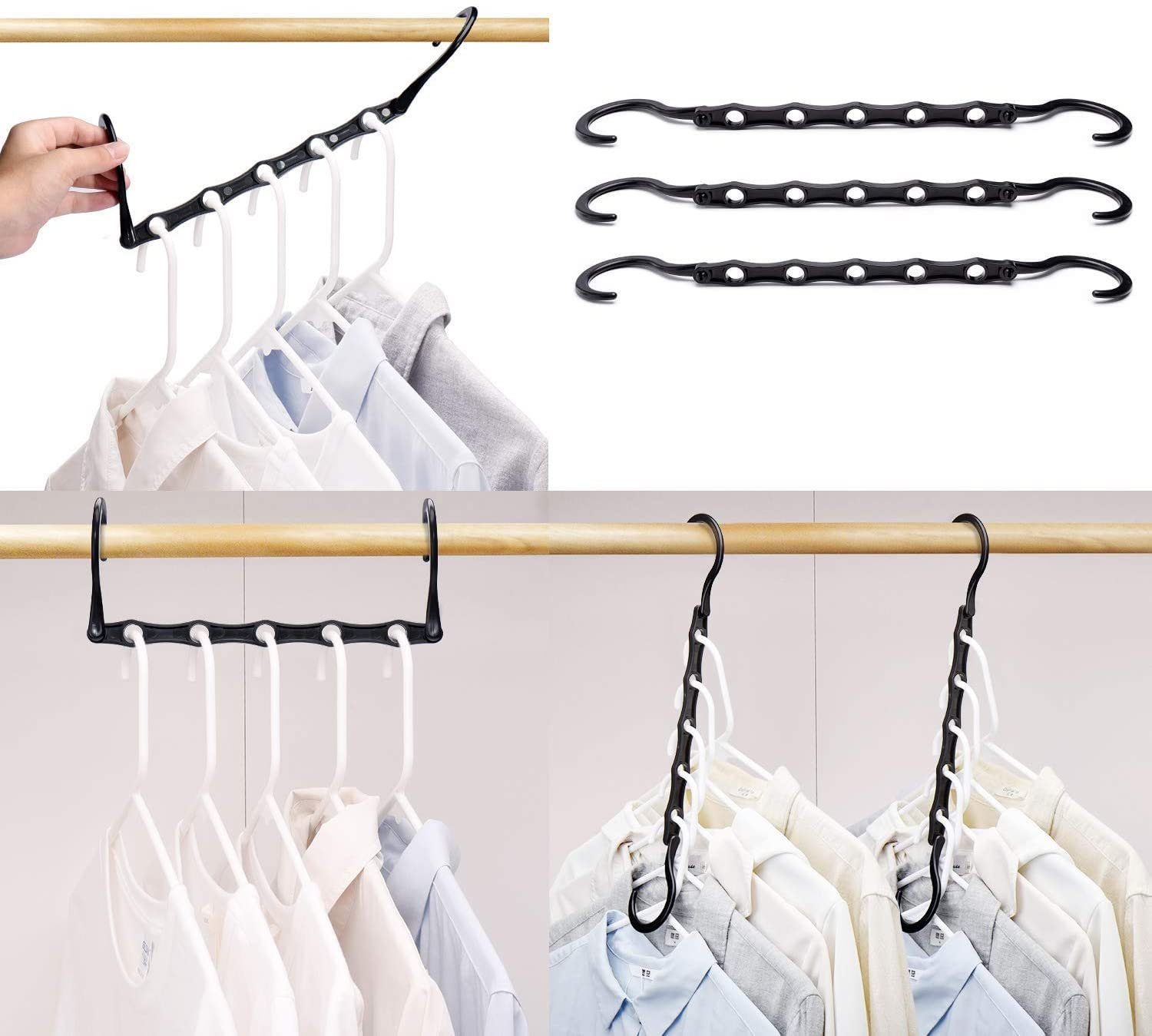 House Day Mehrfach-Kleiderbügel platzsparende Kleiderbügel, Garderobe günstig online kaufen