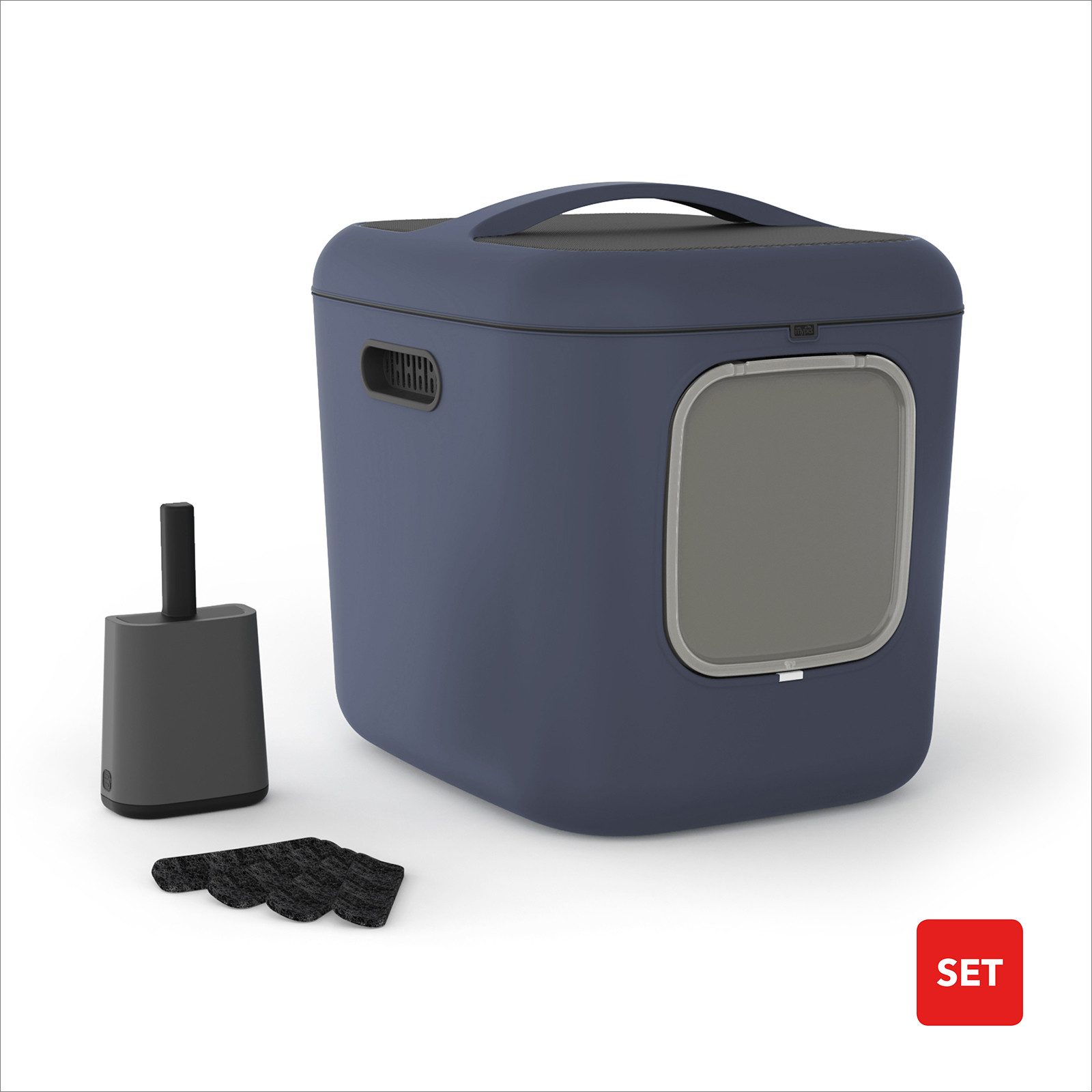 ROTHO Katzentoilette Katzenklo Bea XL mit Schwingtür – ideal für große Katz günstig online kaufen