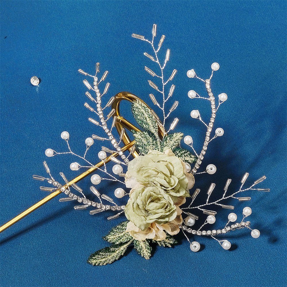 Haarschmuck, Diadem Elegantes Blumen-Vintage-Kopfstück Rouemi