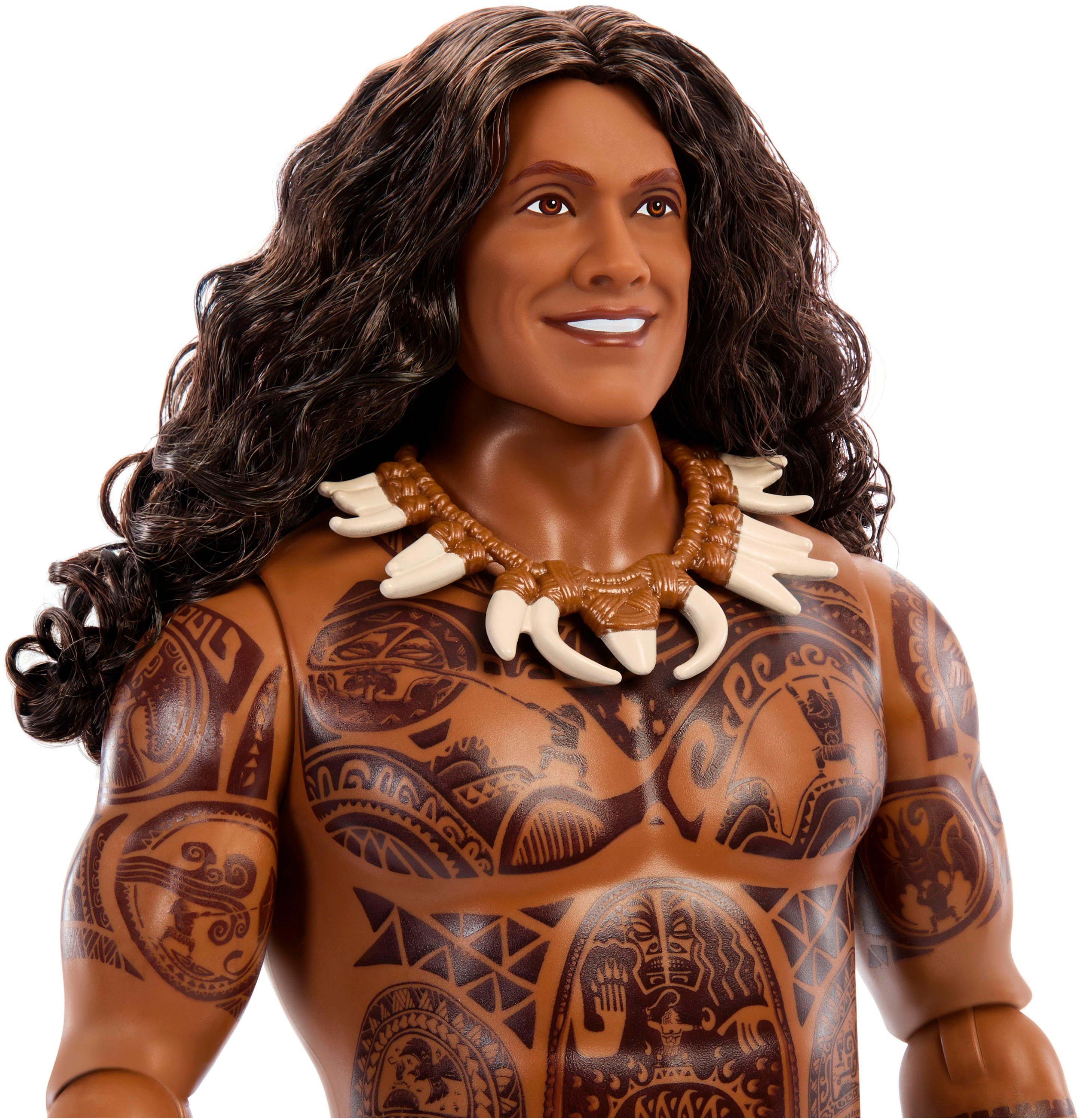 Mattel® Anziehpuppe Disney Vaiana, Maui-Puppe mit abnehmbarer Kleidung
