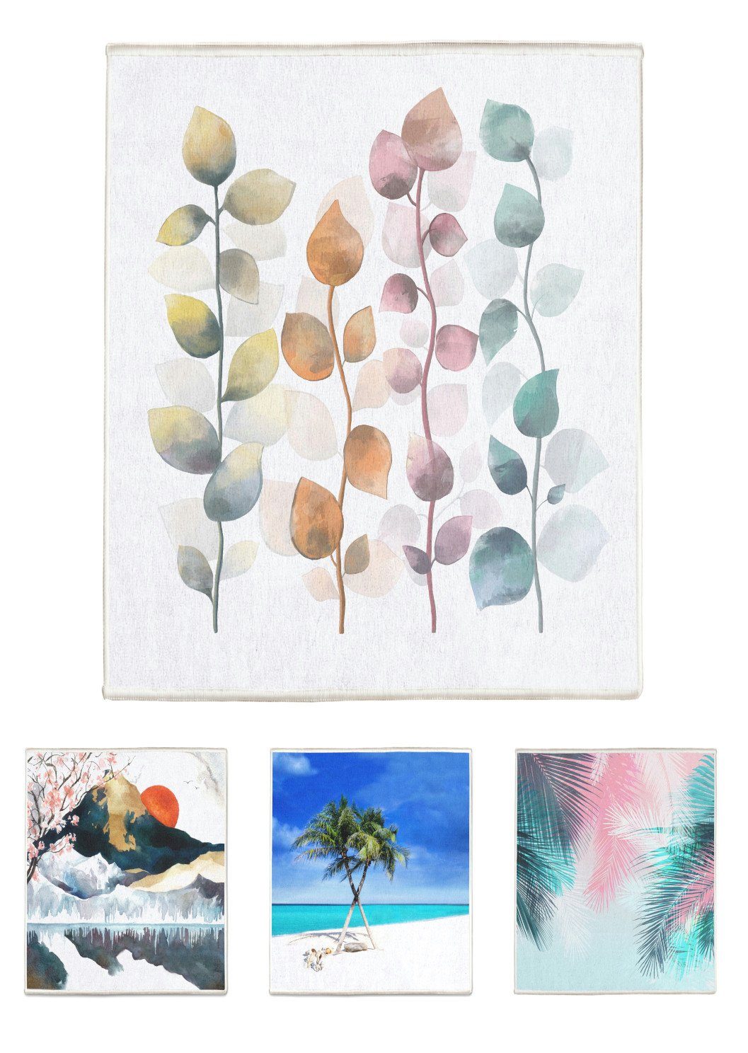 Arteneur Badematte Badematten, rutschhemmend, Polyester