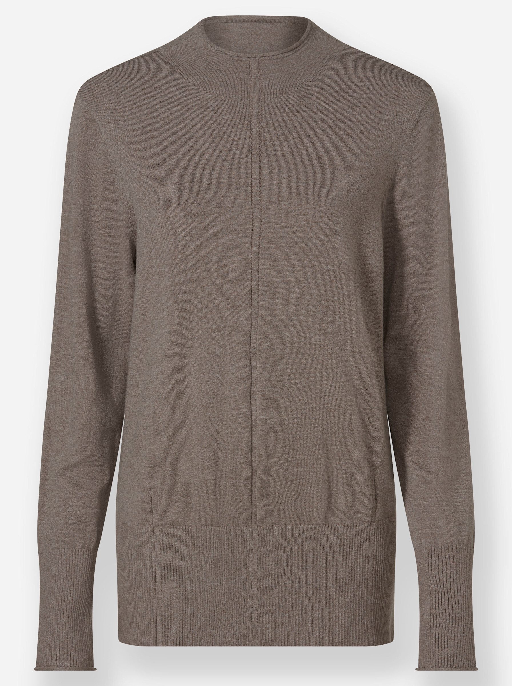 Strickpullover Turtleneck-Pullover Langarm Jersey
