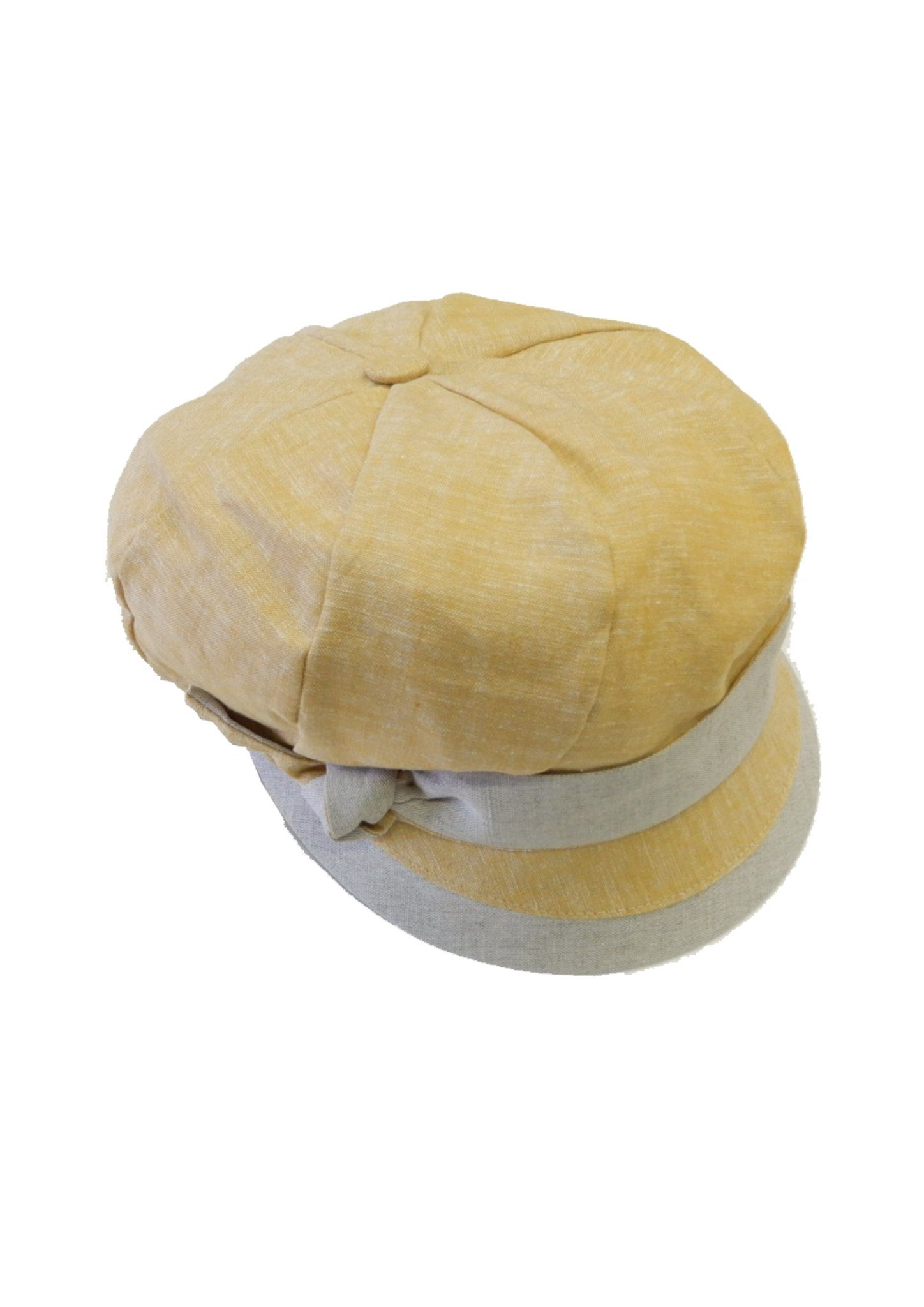 Two-Tone-Look gelb Chaplino Cap Baseball im