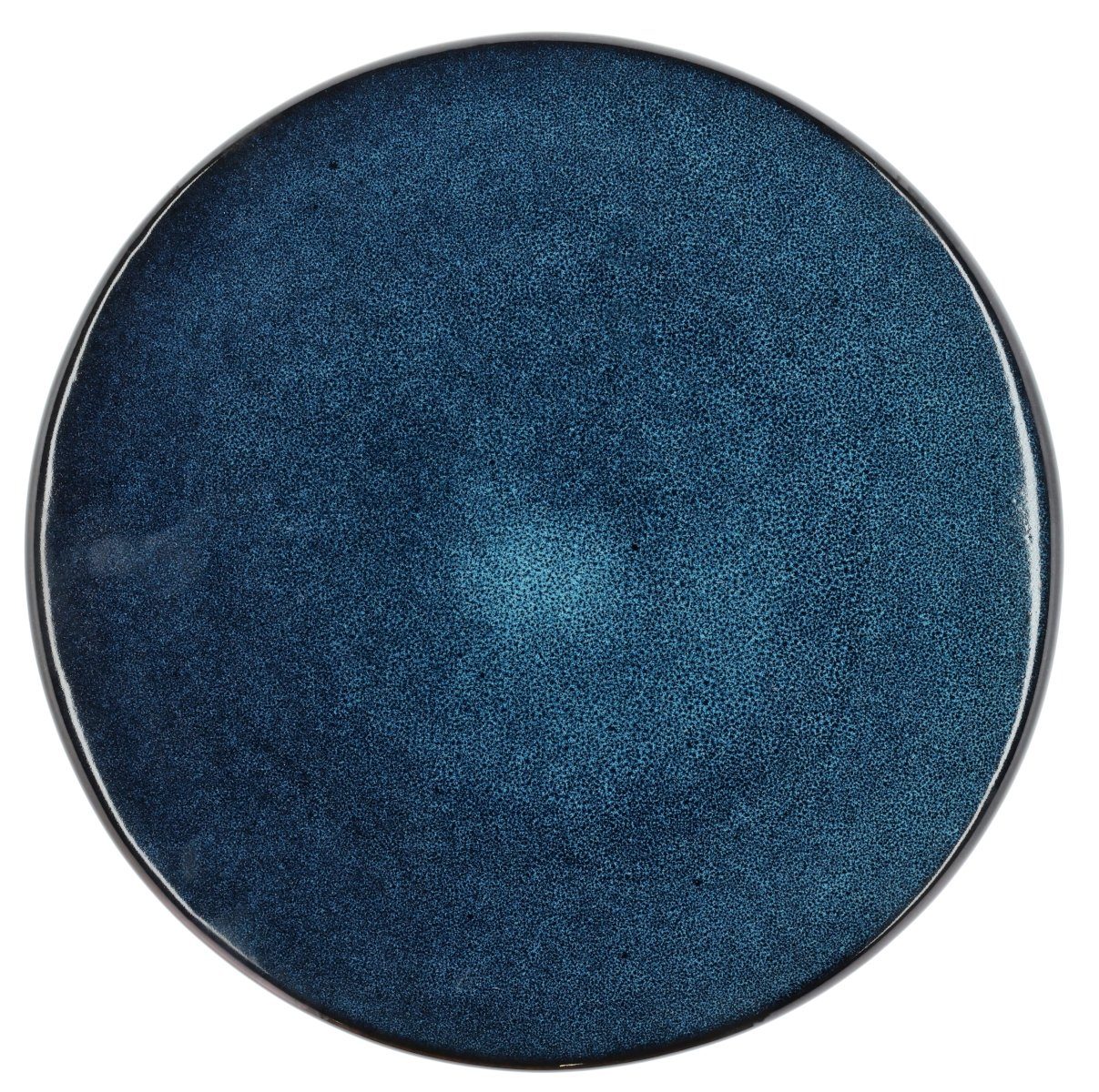 Bitz Tortenplatte Tortenplatte auf Fuß dark blue 30 x 5,5 cm, Steinzeug, (Platten), Tortenplatte mit Fuß D30 x H5,5 cm Dunkelblau
