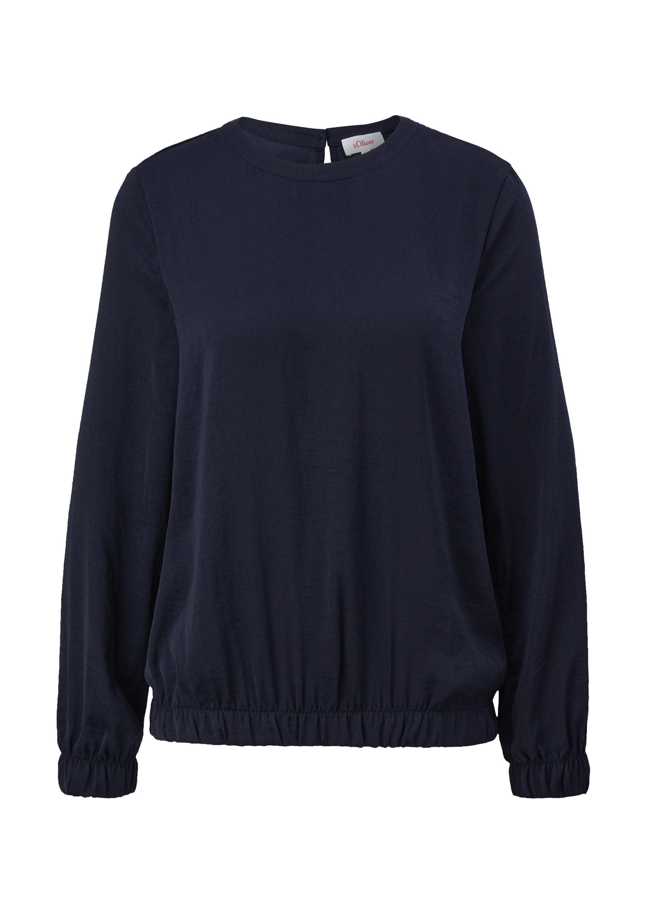 s.Oliver Langarmbluse Bluse Bluse in O-Shape günstig online kaufen
