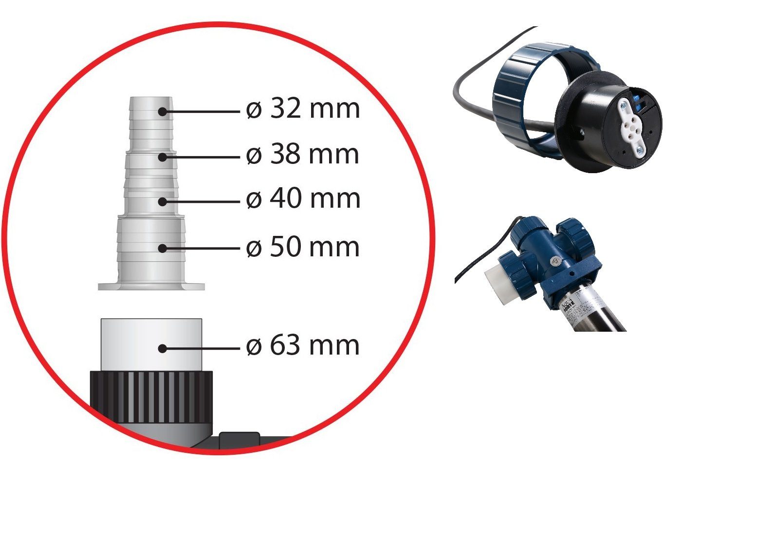 Aquaforte UVC-Klärer AquaForte UVC 40 Watt Midi Power für Teiche bis 20 Qbm