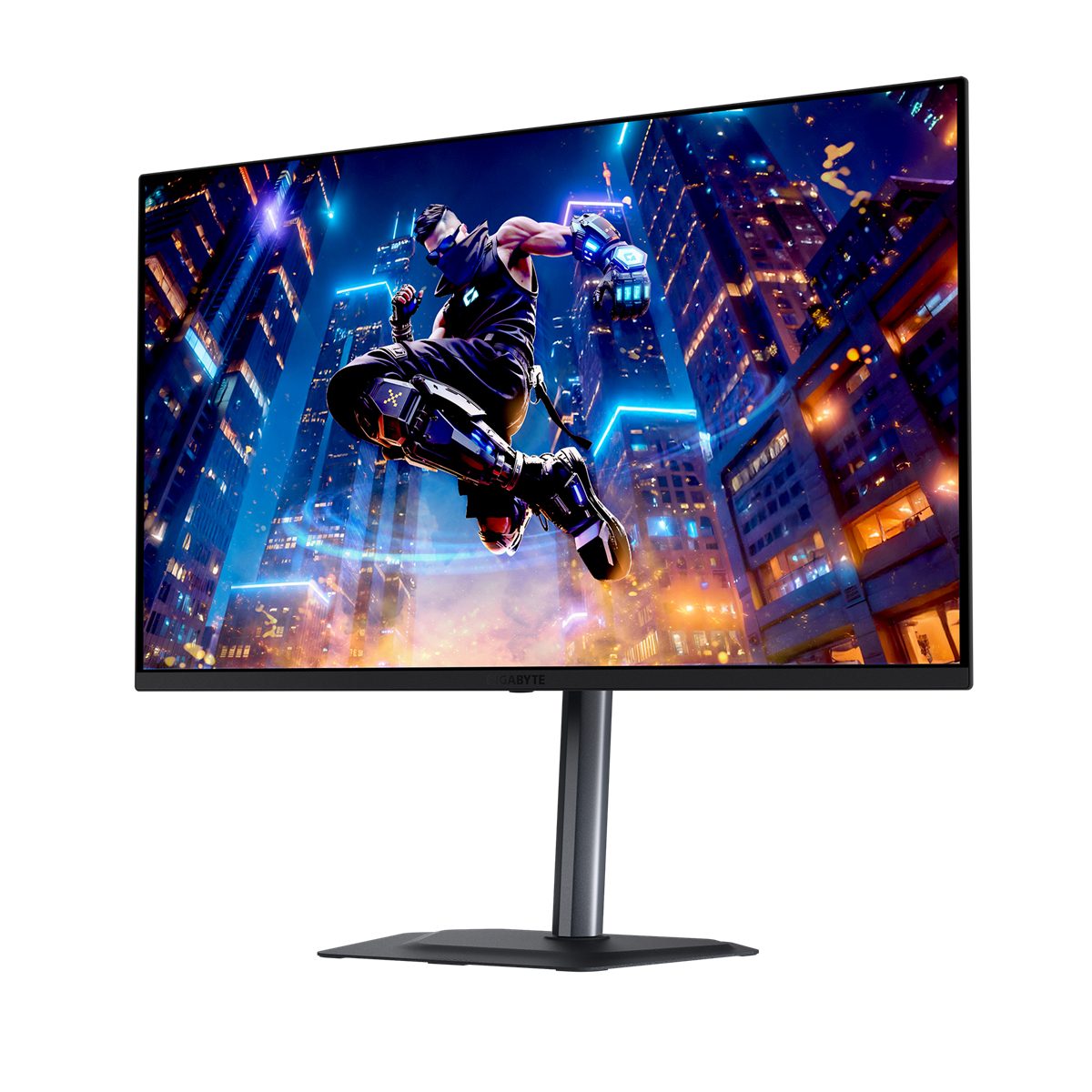 Gigabyte MO32U2 Gaming-Monitor (80,3 cm/32 ", 3840 x 2160 px, QHD, 1 ms Reaktionszeit, 240 Hz, OLED, neig-, schwenk-, höhenverstellbar, Pivot, Lautsprecher)