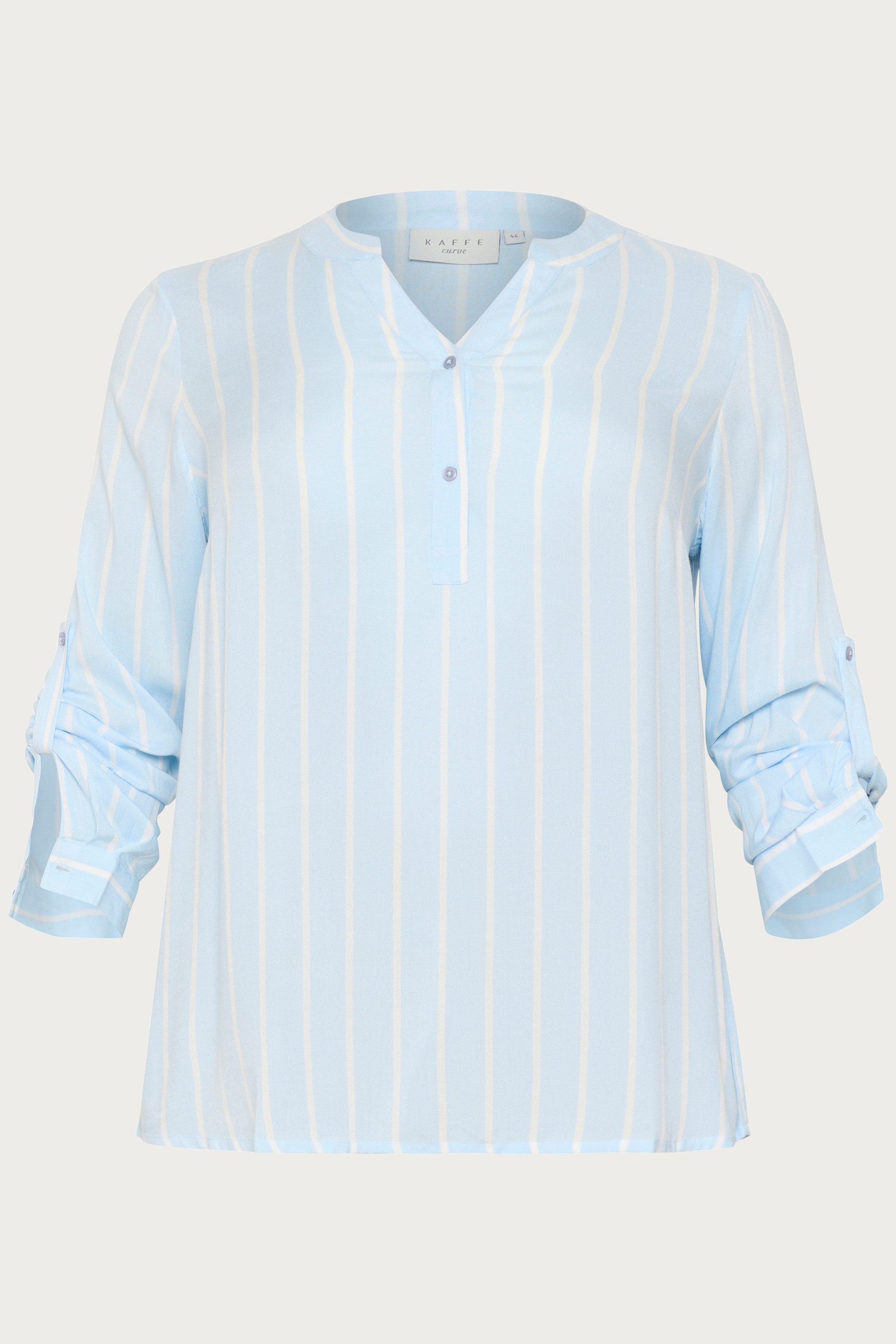 KAFFE Curve Langarmbluse Langarm-Bluse KCsida Große günstig online kaufen