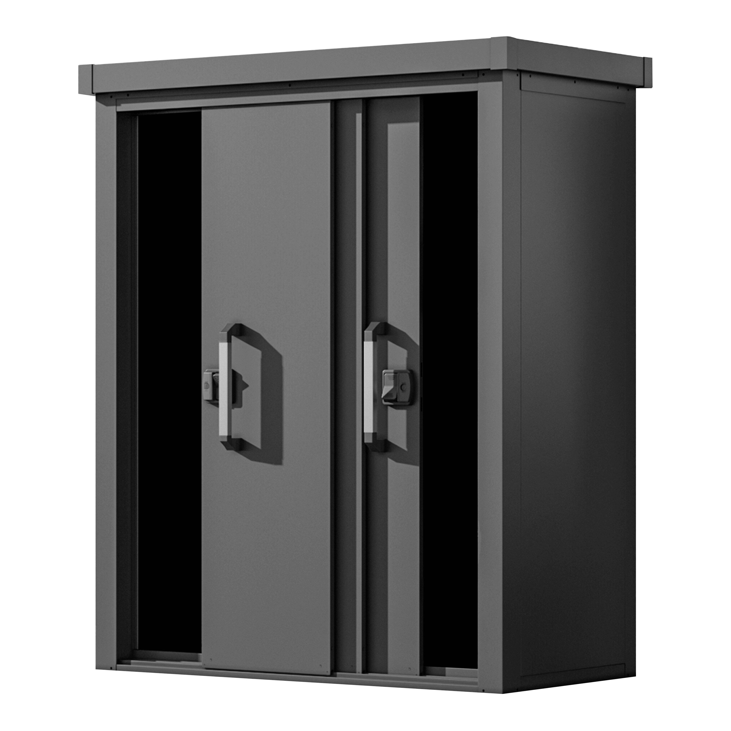 GFP Garten-Geräteschrank Gartenschrank Gerätehaus Geräteschuppen Leon, BxT: 150x78 cm, BxTxH 150x78x161 cm