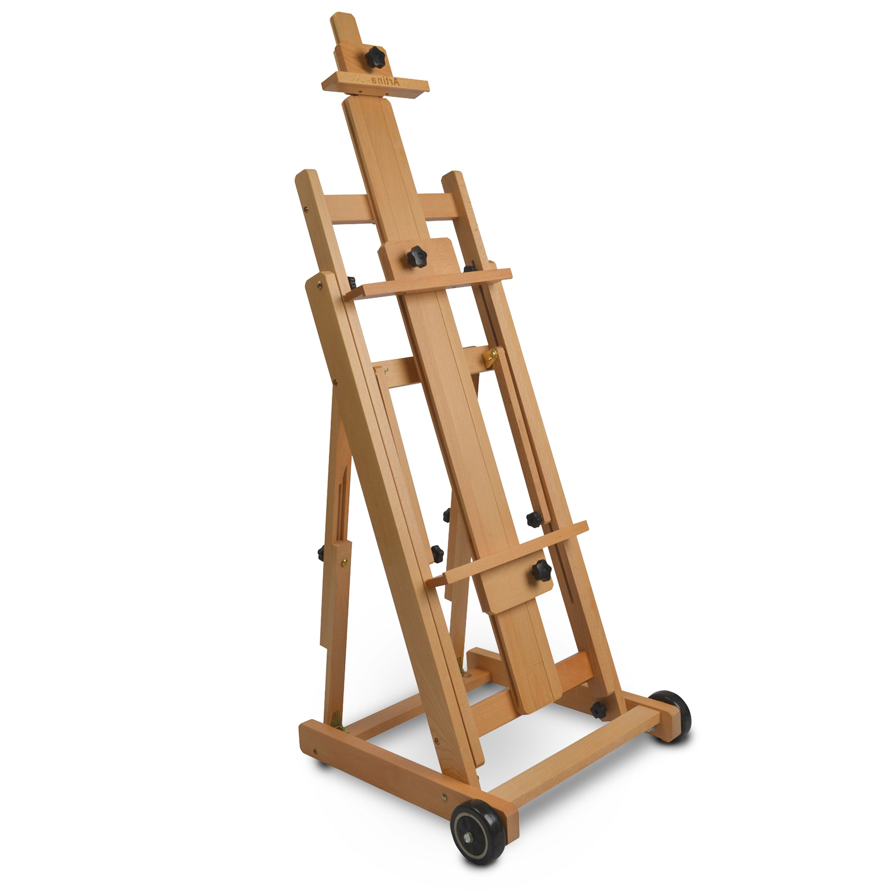 Artina Staffelei, Artina Bordeaux Staffelei 155x59x53cm Bordeaux Buchenholz