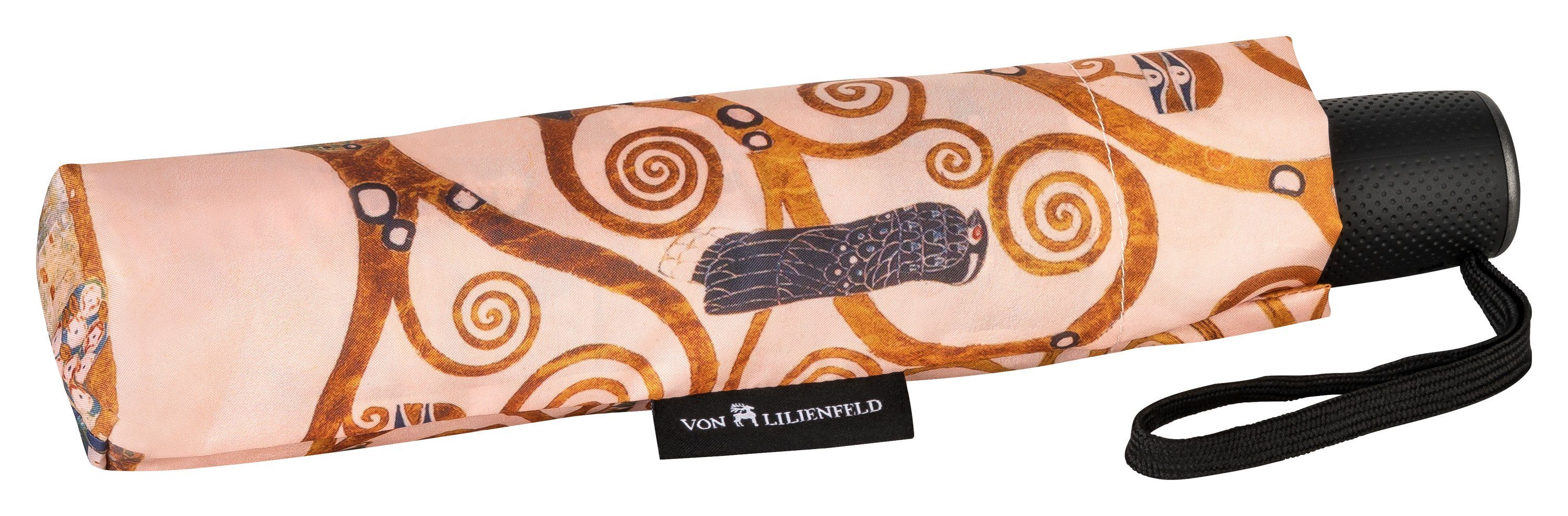 von Lilienfeld Taschenregenschirm Motivschirm Kunst, Klimt / Gustav Erwarung Lebensbaum Kunstdruck